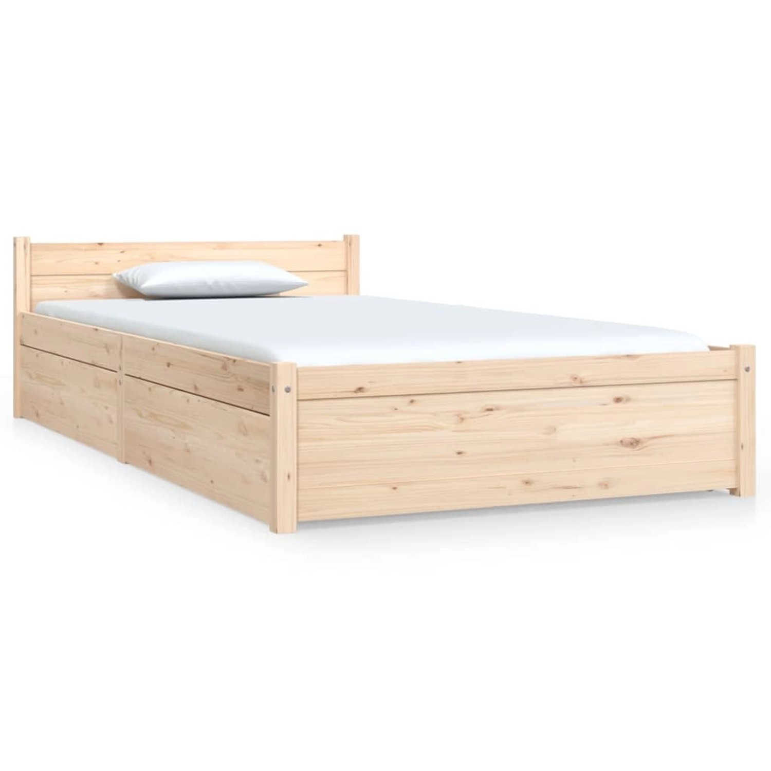vidaXL Bett mit Schubladen 90x190 cm 3FT Single1156591 günstig online kaufen