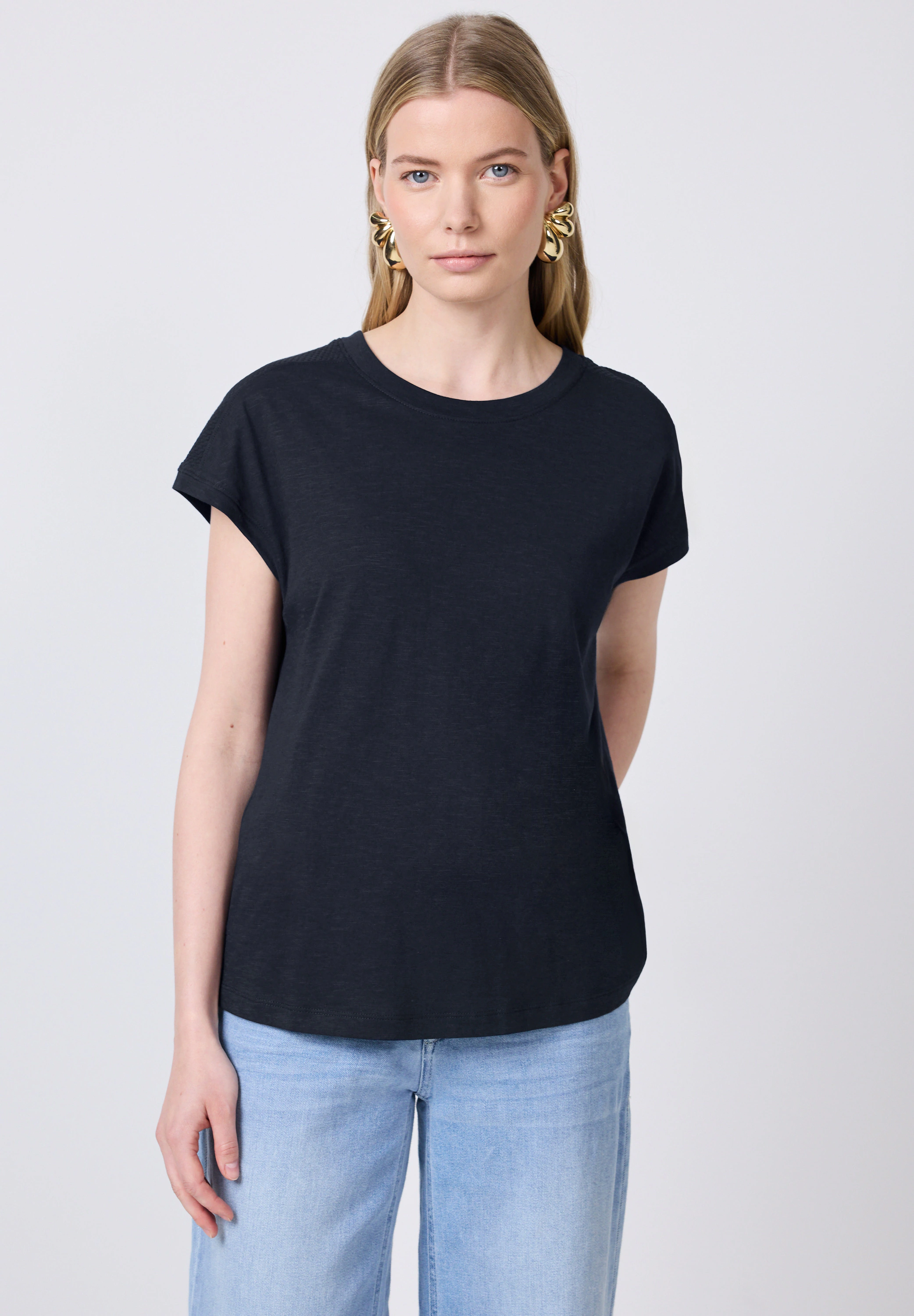 STREET ONE STUDIO T-Shirt, im soften Baumwoll-Mix günstig online kaufen