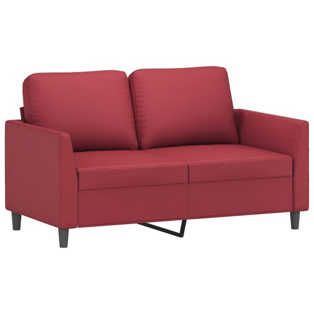 vidaXL Sofa, 2-Sitzer-Sofa Weinrot 120 cm Kunstleder günstig online kaufen