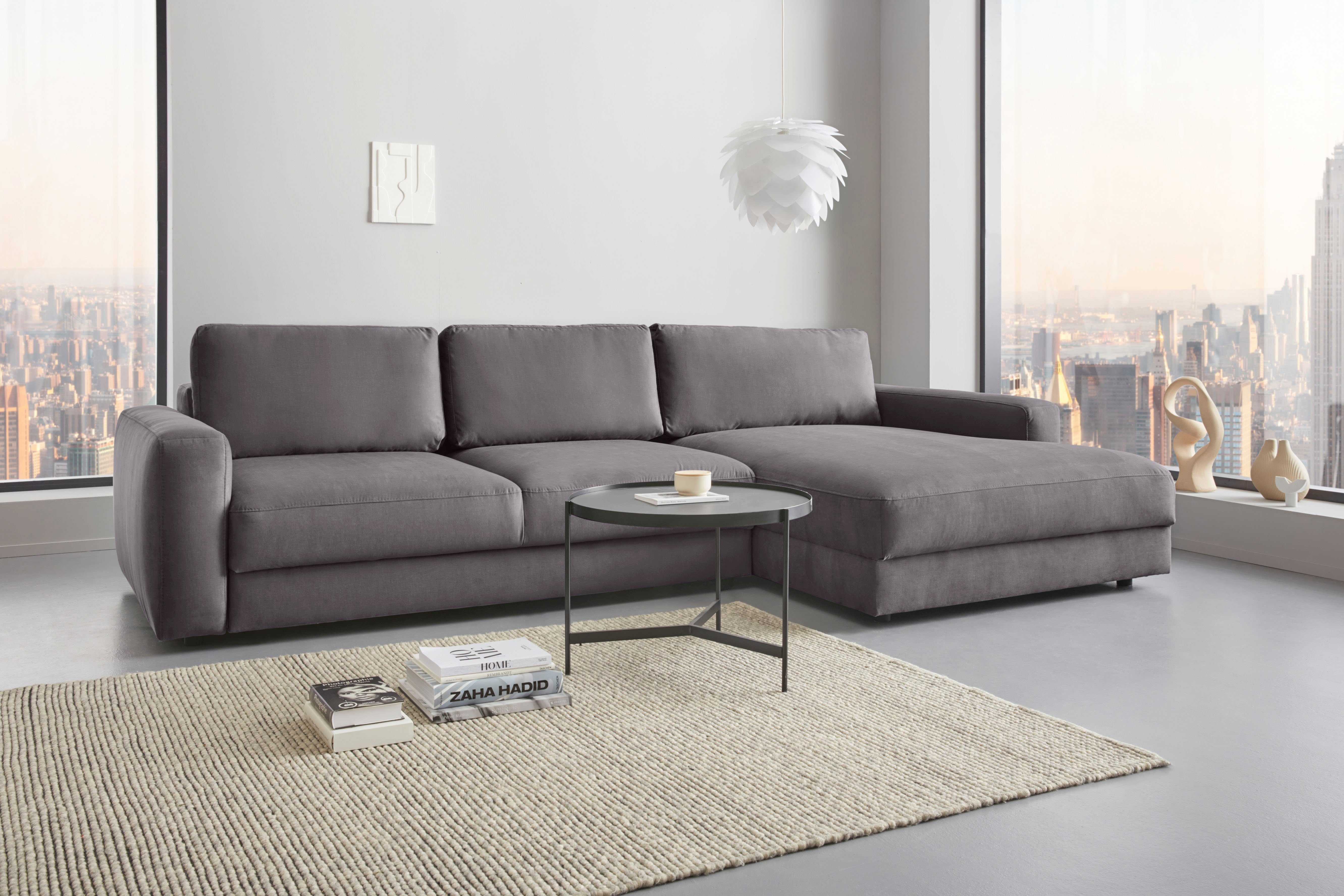Places of Style Ecksofa "Bloomfield, bequem und elegant, L-Form", wahlweise günstig online kaufen
