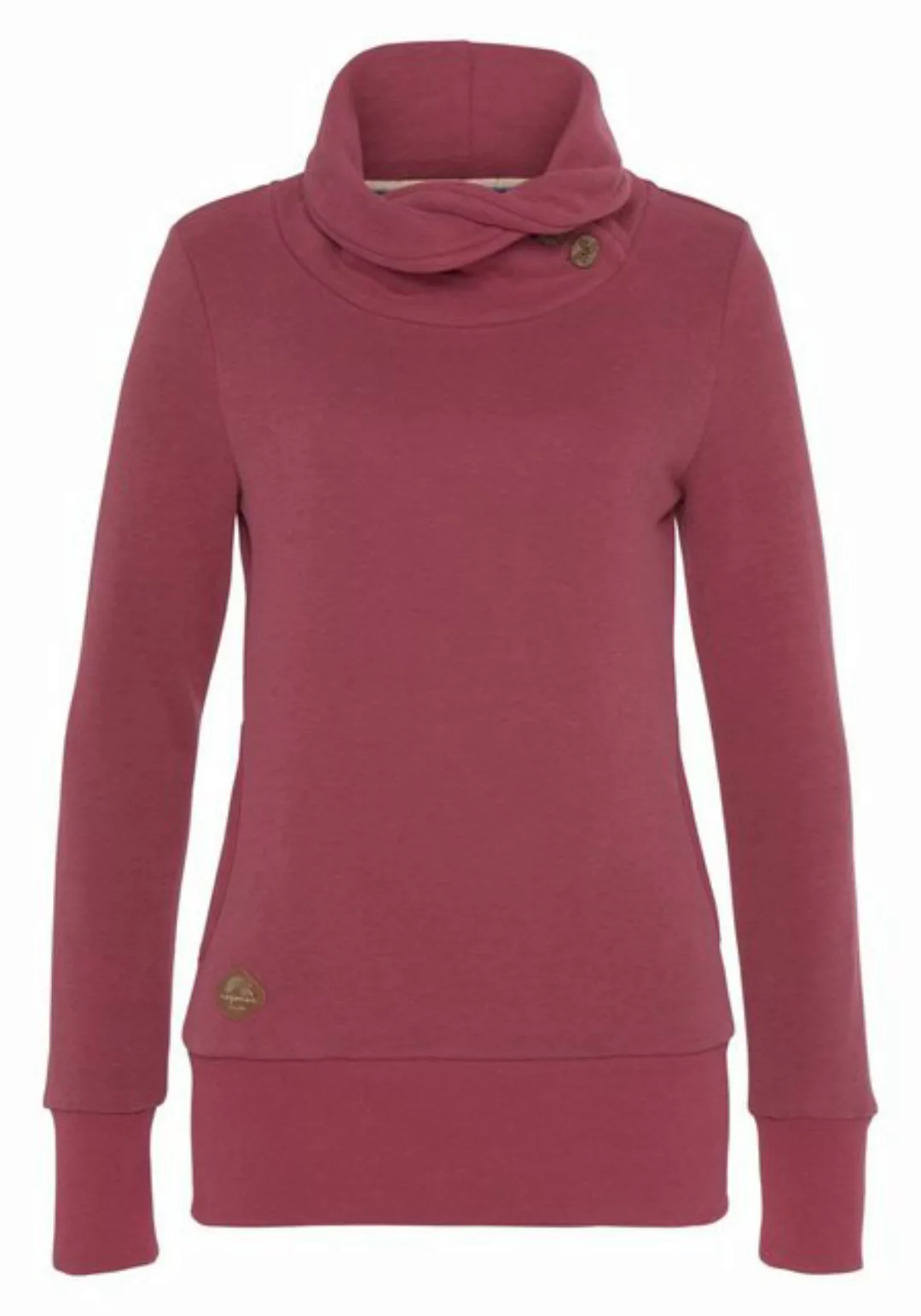 Ragwear Sweatshirt ANGELLIKA O mit asymmetrischem Schalkragen günstig online kaufen