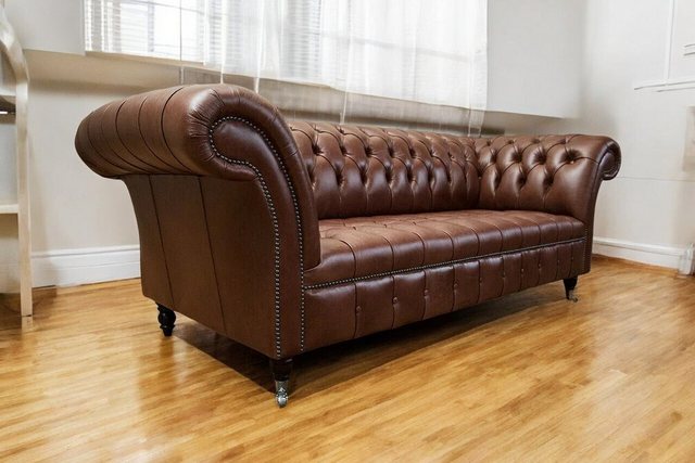 JVmoebel Chesterfield-Sofa Sofa Luxus Chesterfield Couch Sofas 3 Sitzer Bra günstig online kaufen