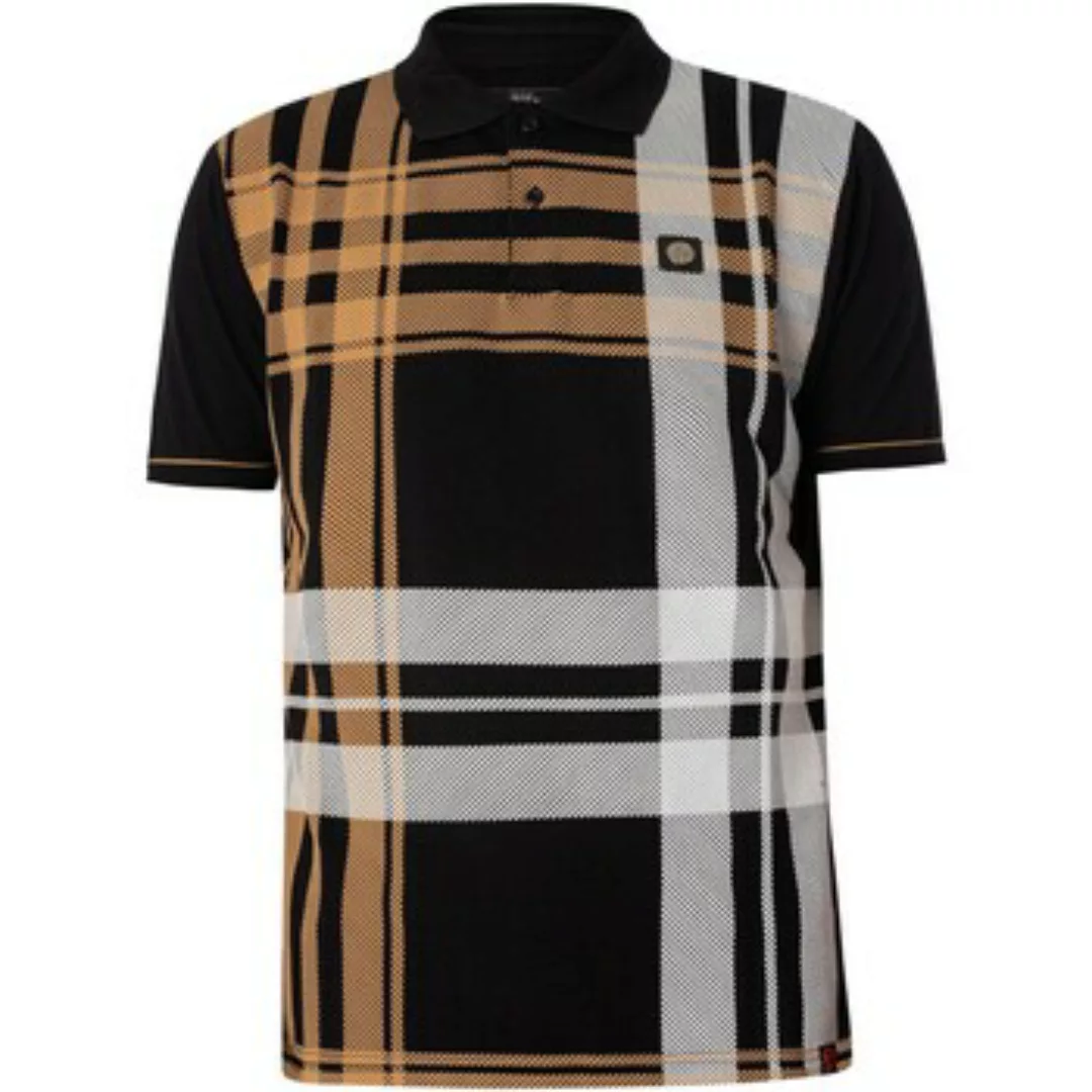 Trojan  Poloshirt Übergroßes Poloshirt mit Karoeinsatz günstig online kaufen