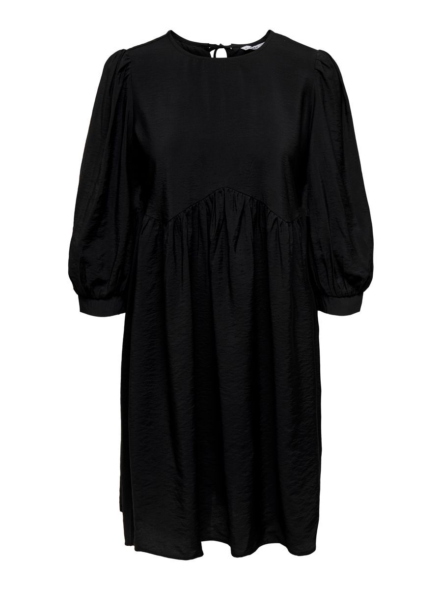 ONLY Peplum 3/4 Sleeved Dress Damen Schwarz günstig online kaufen