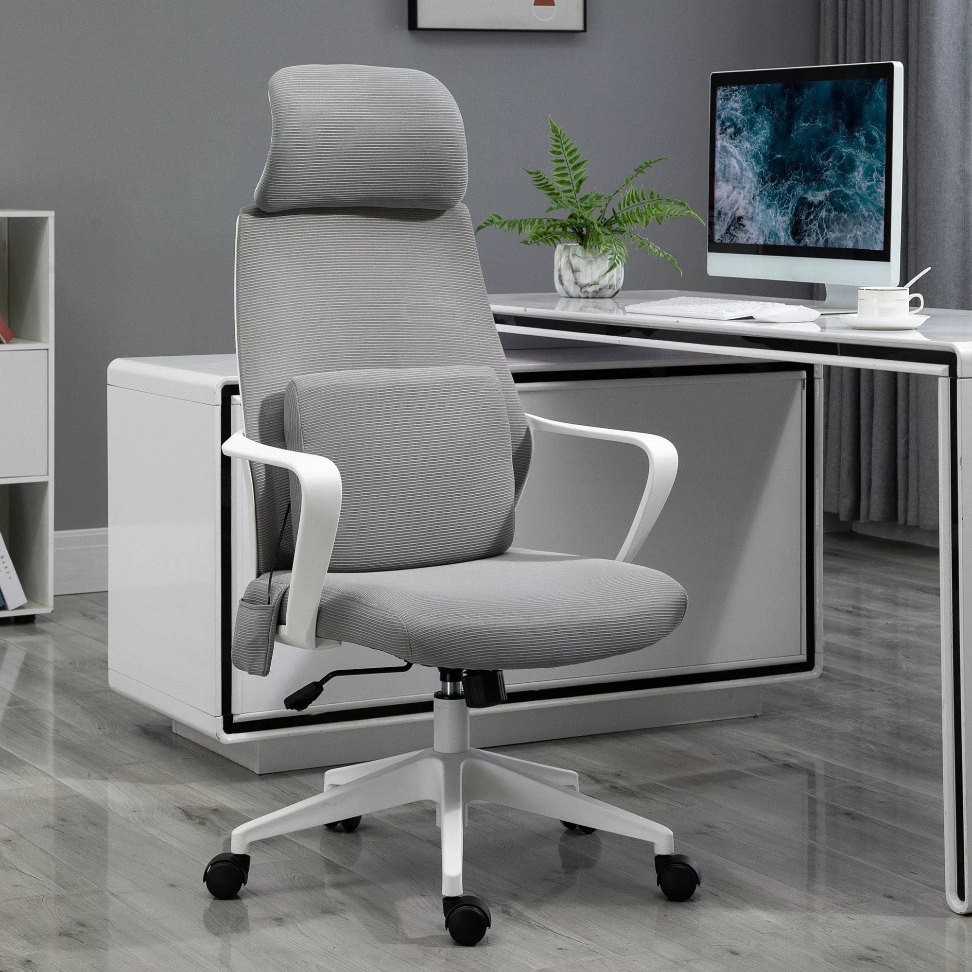 Vinsetto Gamingstuhl  Bürostuhl mit Massagefunktion, Drehstuhl, ergonomisch günstig online kaufen