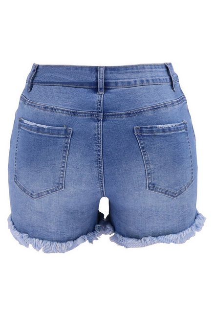 CHENIN Jeansshorts Zerrissene damen-jeansshorts mit hoher taille Weiche, at günstig online kaufen