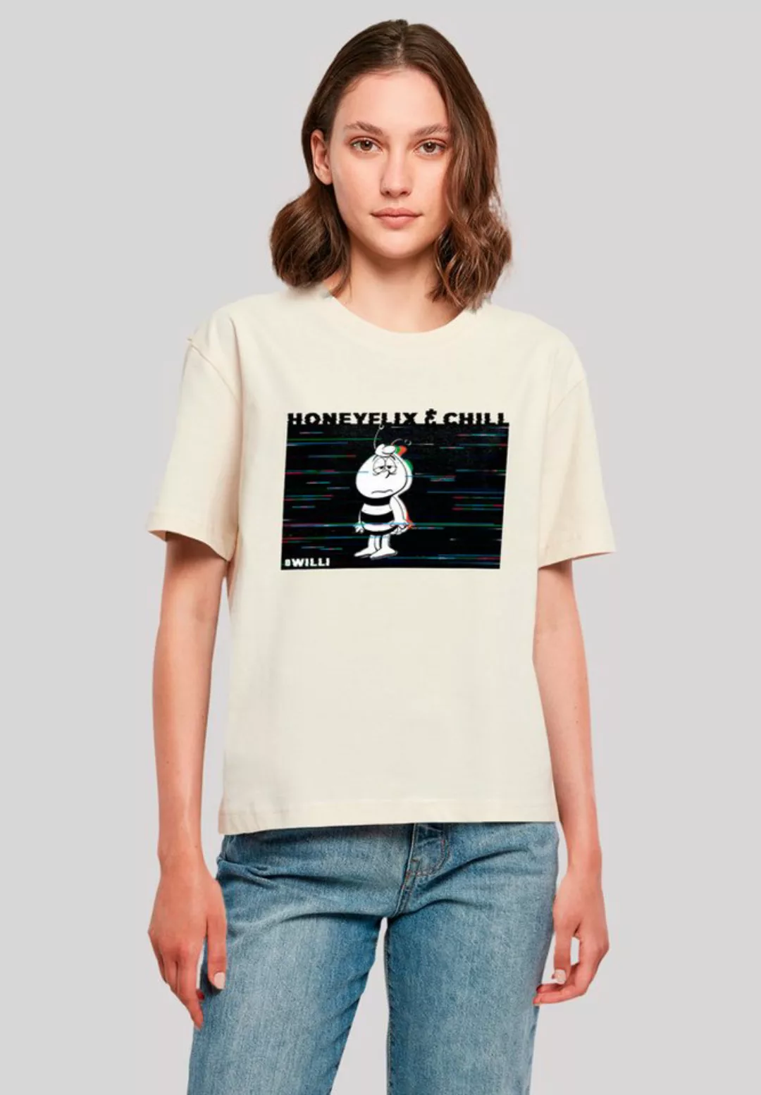 F4NT4STIC T-Shirt "Die Biene Maja Honeyflix And Chill", Nostalgie, Retro, H günstig online kaufen