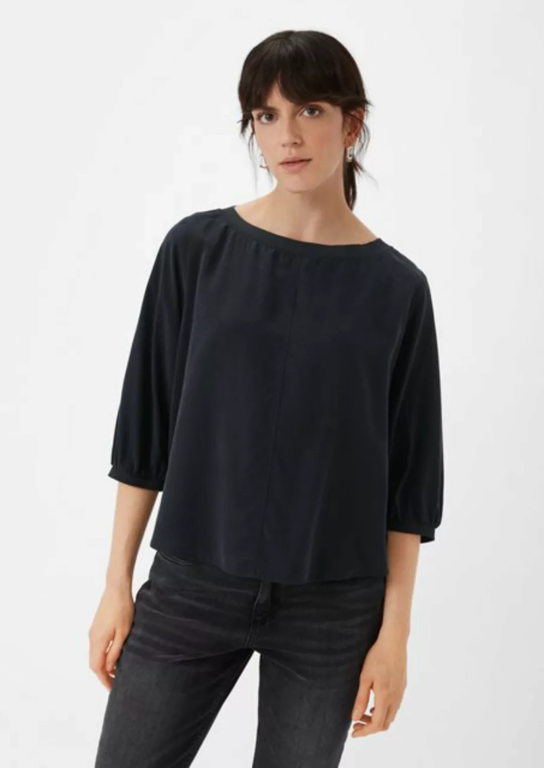 comma casual identity 3/4-Arm-Shirt 3/4-Arm-Bluse aus Modal günstig online kaufen