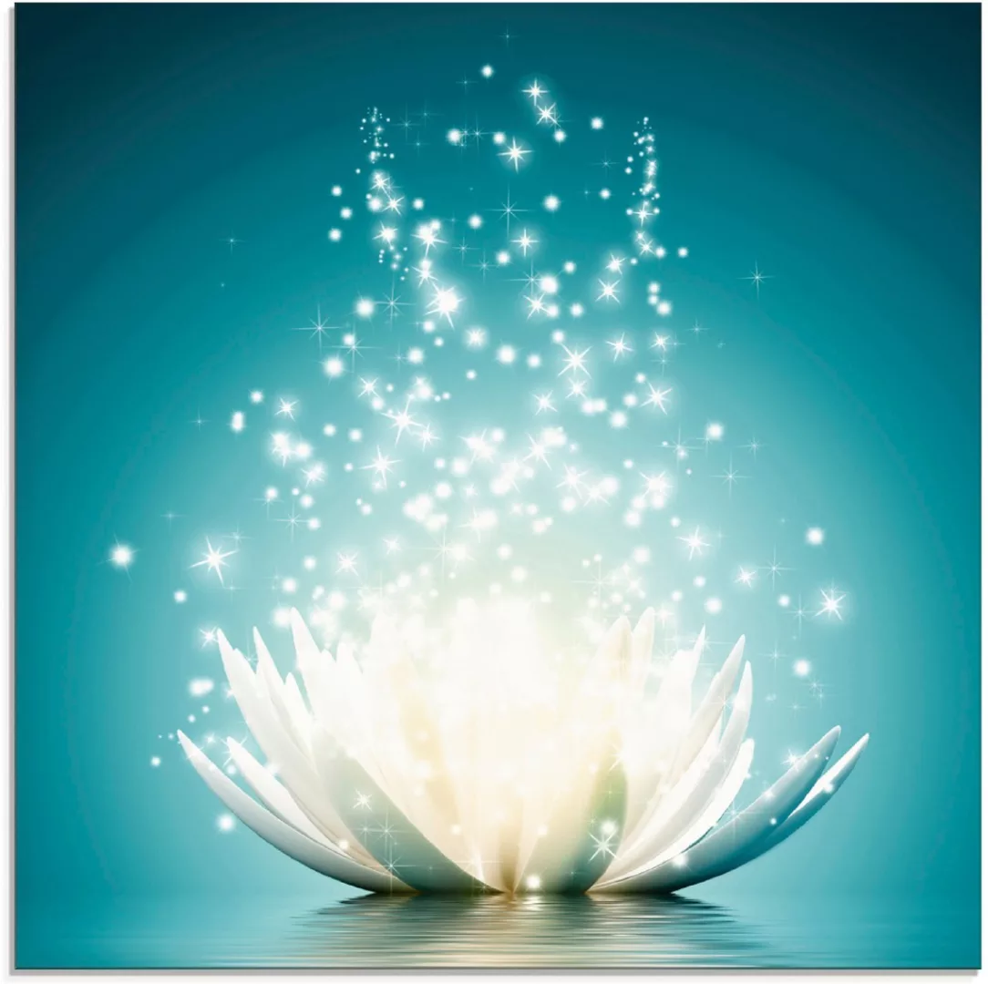 Artland Glasbild »Magie der Lotus-Blume«, Blumen, (1 St.), in verschiedenen günstig online kaufen