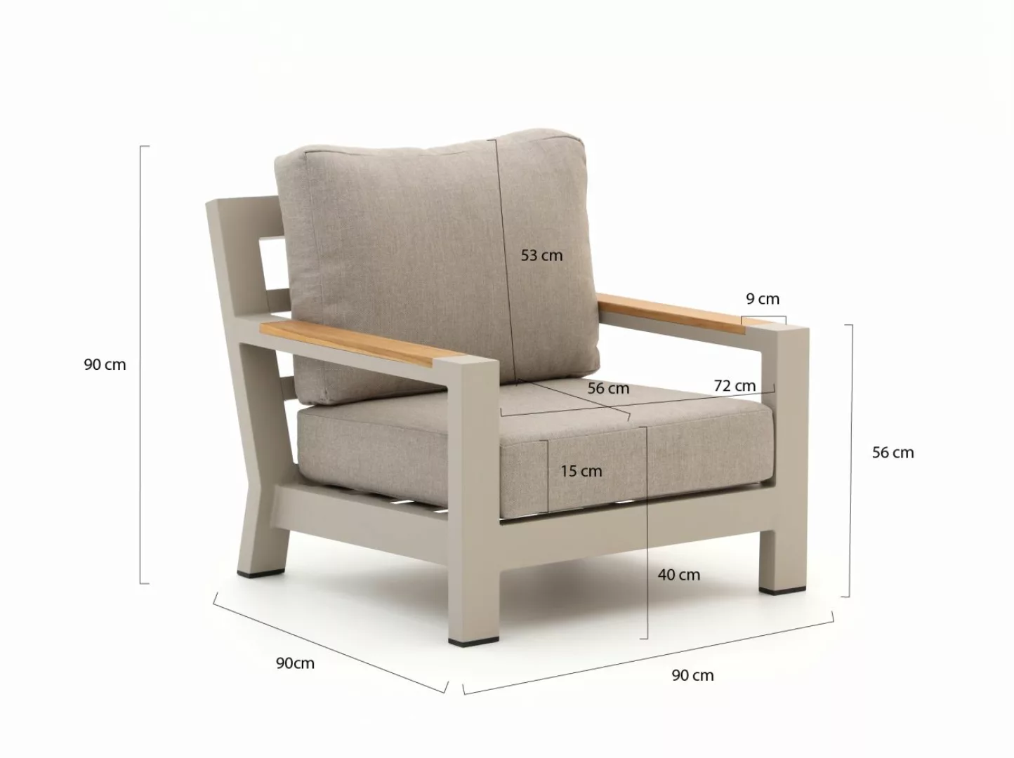 Bellagio Ummari Sessel-Sofa Lounge-Set 4-teilig günstig online kaufen