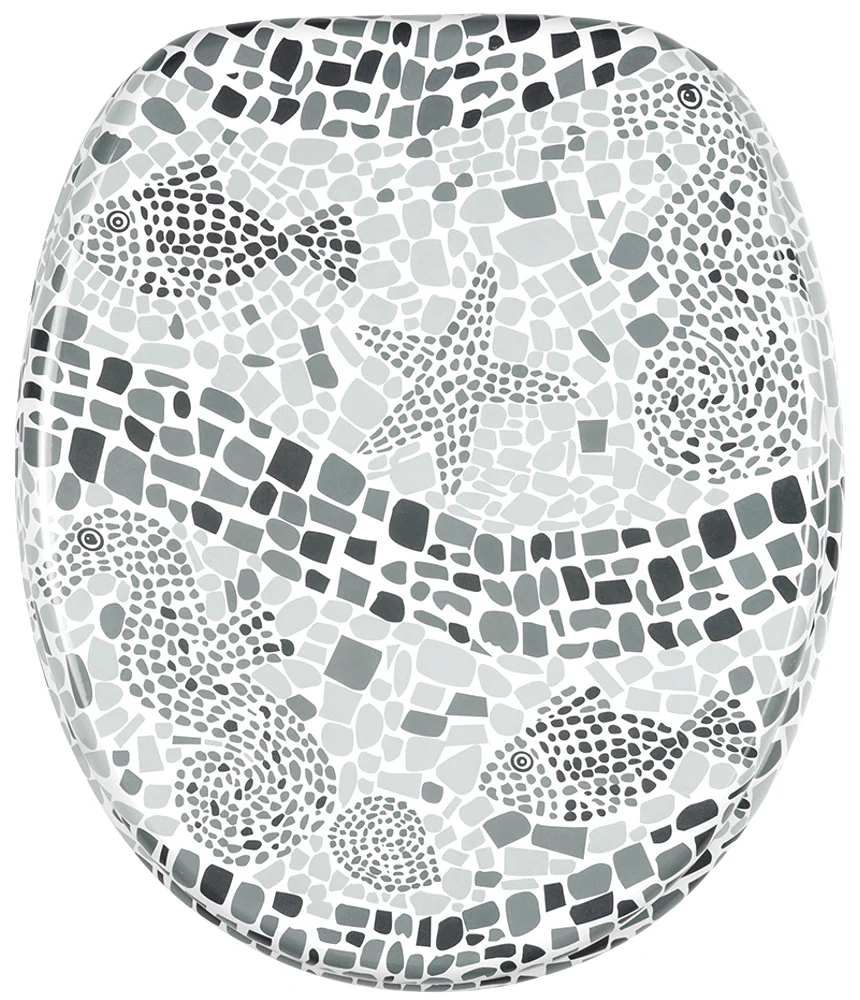 Sanilo WC-Sitz "Mosaic World Grey" günstig online kaufen