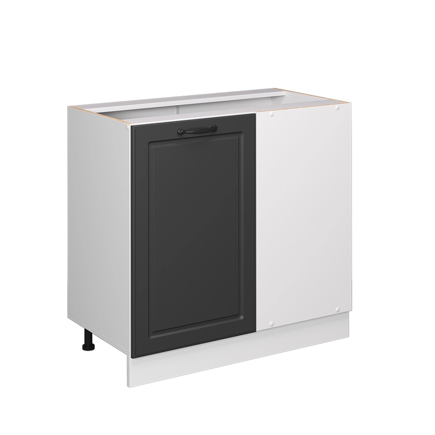 Vicco Eckunterschrank R-Line Küchen Eckschrank Anthrazit Landhaus/Weiß 86 c günstig online kaufen