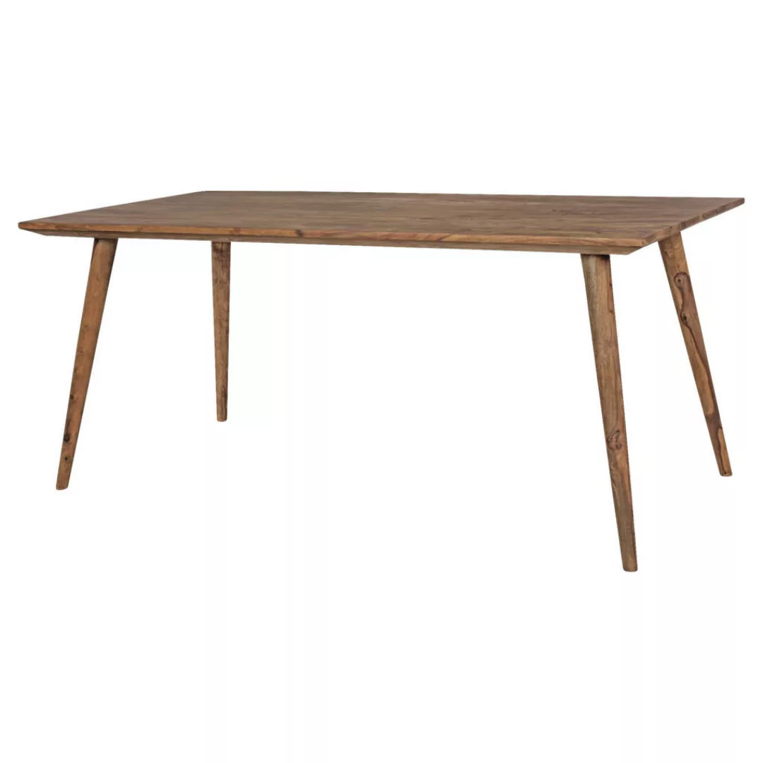 Esszimmertisch REPA 120 x 60 x 76 cm Sheesham rustikal Massiv-Holz | Design günstig online kaufen