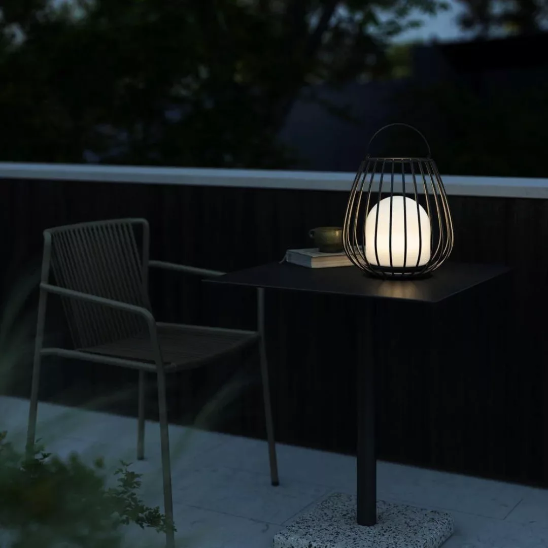 LED-Tischleuchte Jim To-Go, Außenbereich, schwarz günstig online kaufen
