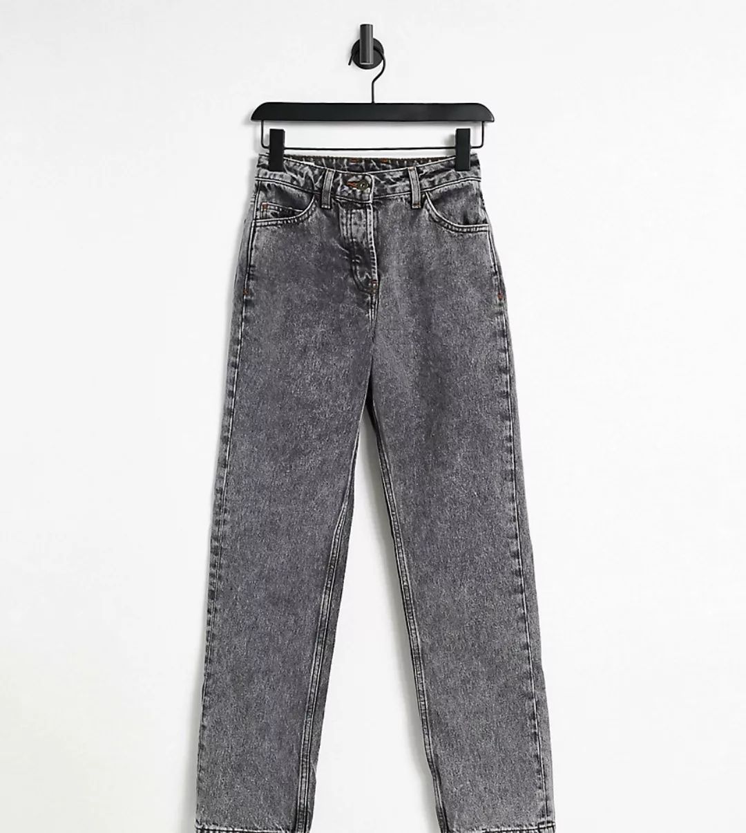 COLLUSION – x005 – Gerade geschnittene Jeans im Stil der 90er-Jahre in schw günstig online kaufen