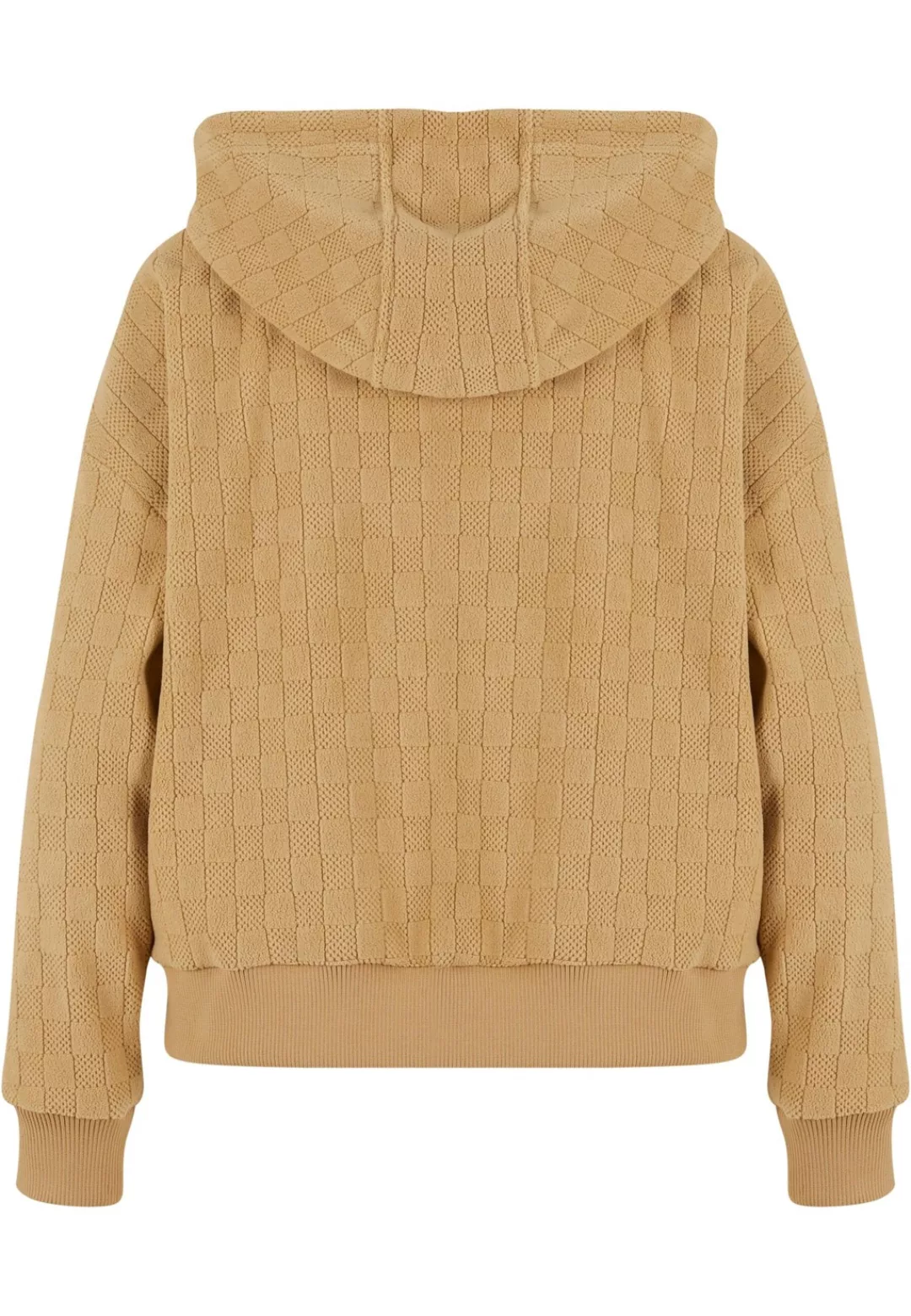 URBAN CLASSICS Sweatjacke "Urban Classics Ladies Jacquard Velvet Oversized günstig online kaufen