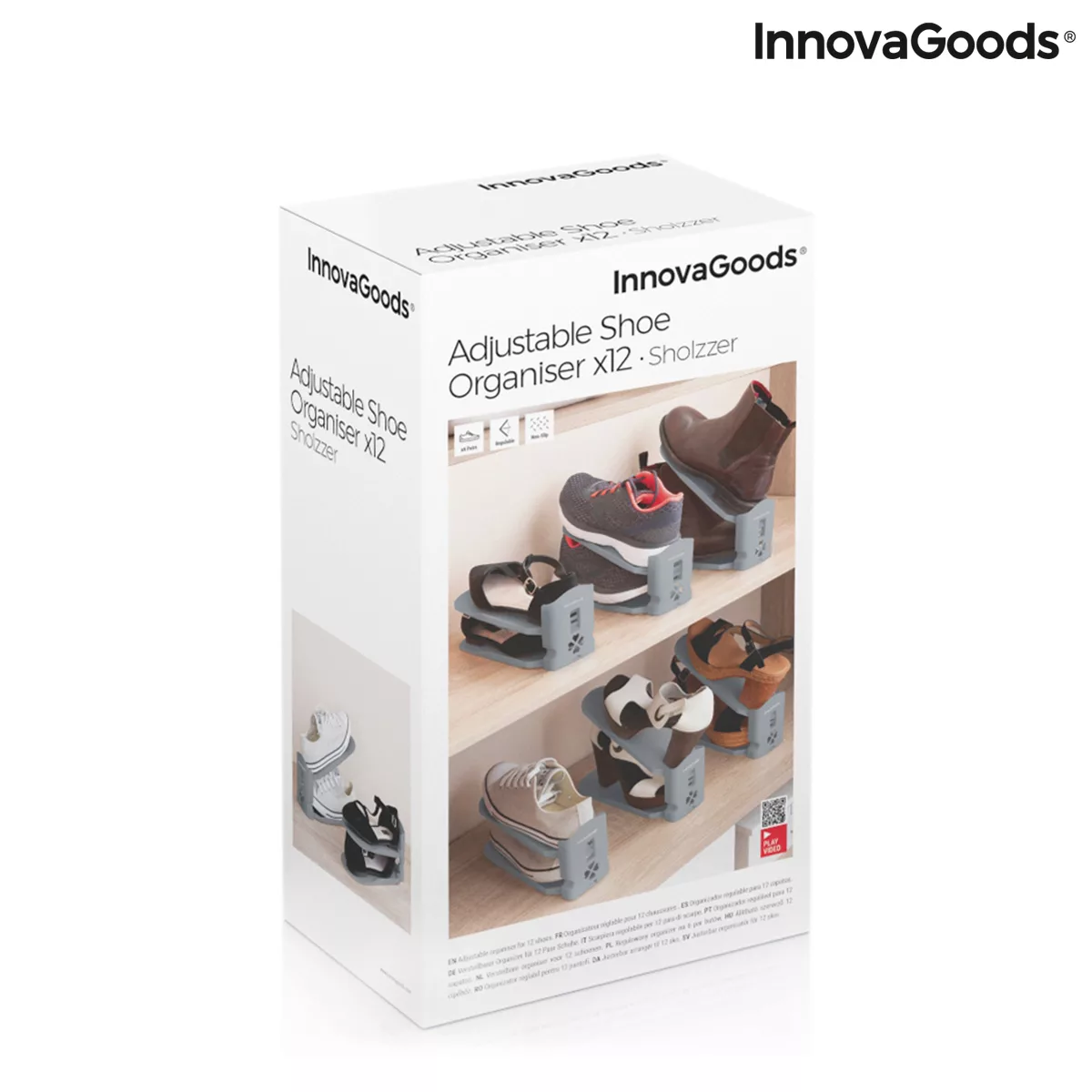 Verstellbarer Schuhhalter Sholzzer Innovagoods 6 Stück günstig online kaufen
