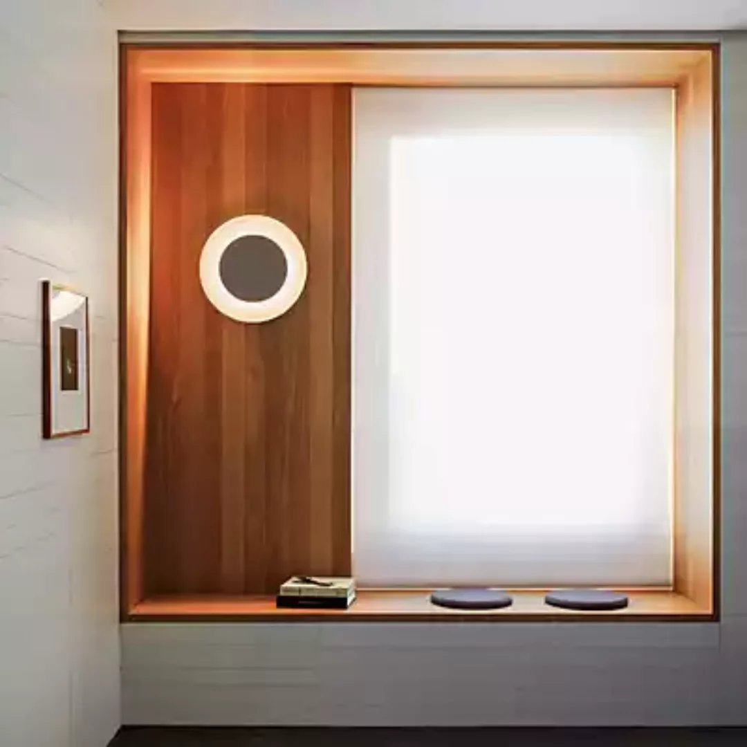 Vibia Puck Wall Art Wandleuchte LED diffus, filz - Triac - L1 - ø45 cm günstig online kaufen