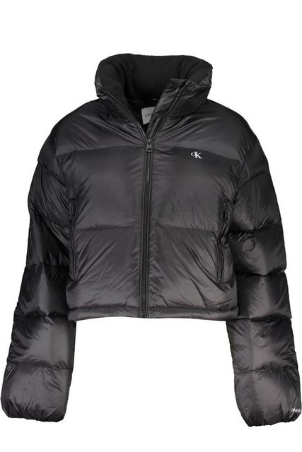 Calvin Klein Jeans Outdoorjacke Damenjacke Schwarz: Kurz, Lange Ärmel, Reiß günstig online kaufen