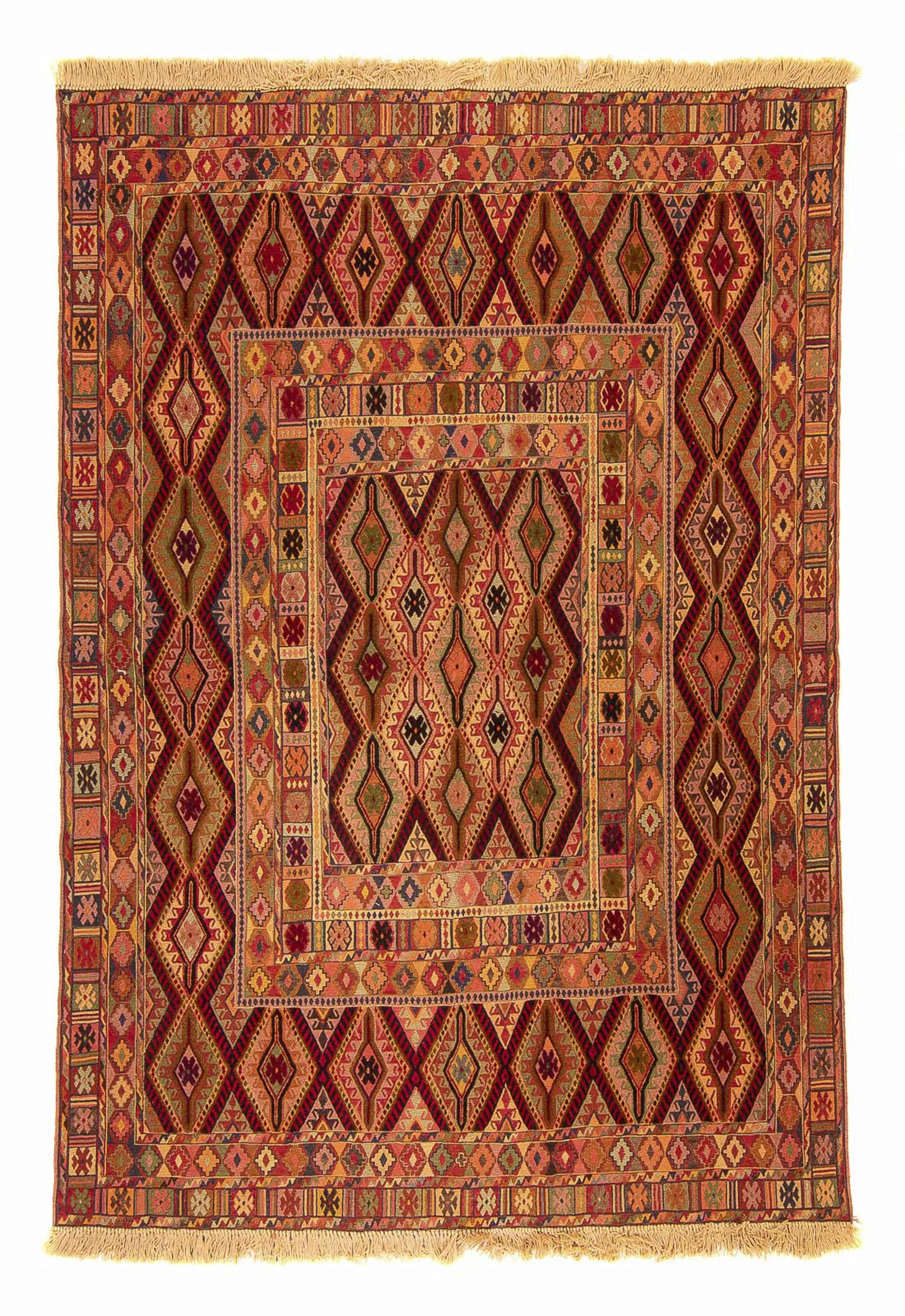 morgenland Wollteppich »Kelim - Oriental - 181 x 147 cm - mehrfarbig«, rech günstig online kaufen
