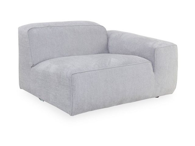 SANSIBAR Living Sofa Sofaelement SANSIBAR BERGEN BHT 125x69x101 cm silber M günstig online kaufen