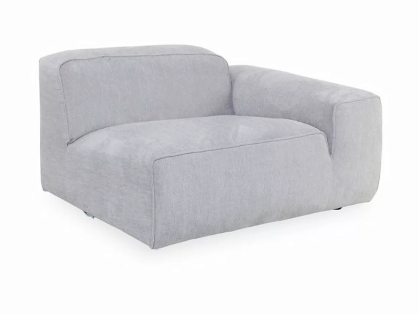 SANSIBAR Living Sofa Sofaelement SANSIBAR BERGEN BHT 125x69x101 cm silber M günstig online kaufen