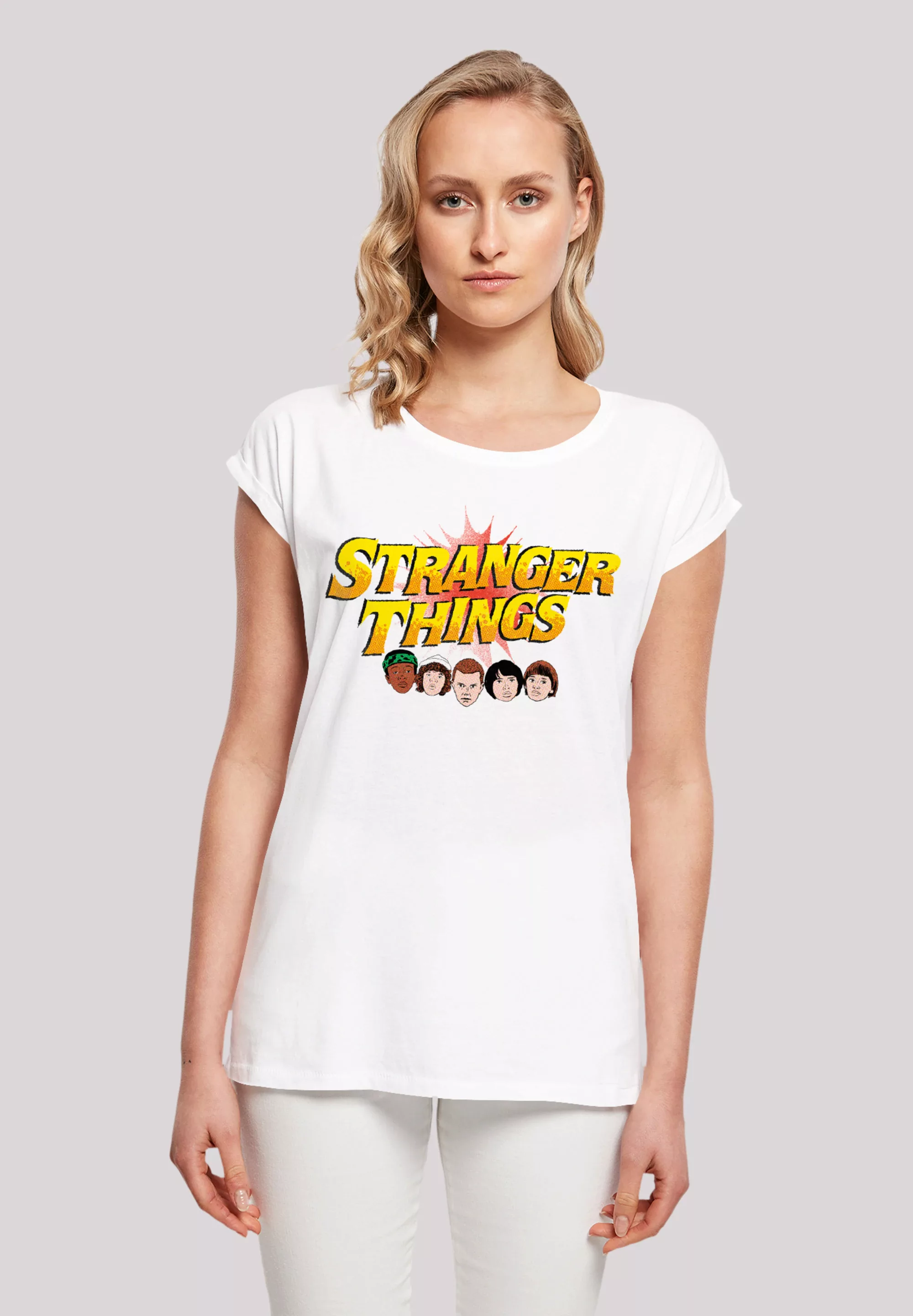 F4NT4STIC T-Shirt "Stranger Things Comic Heads Netflix TV Series", Premium günstig online kaufen