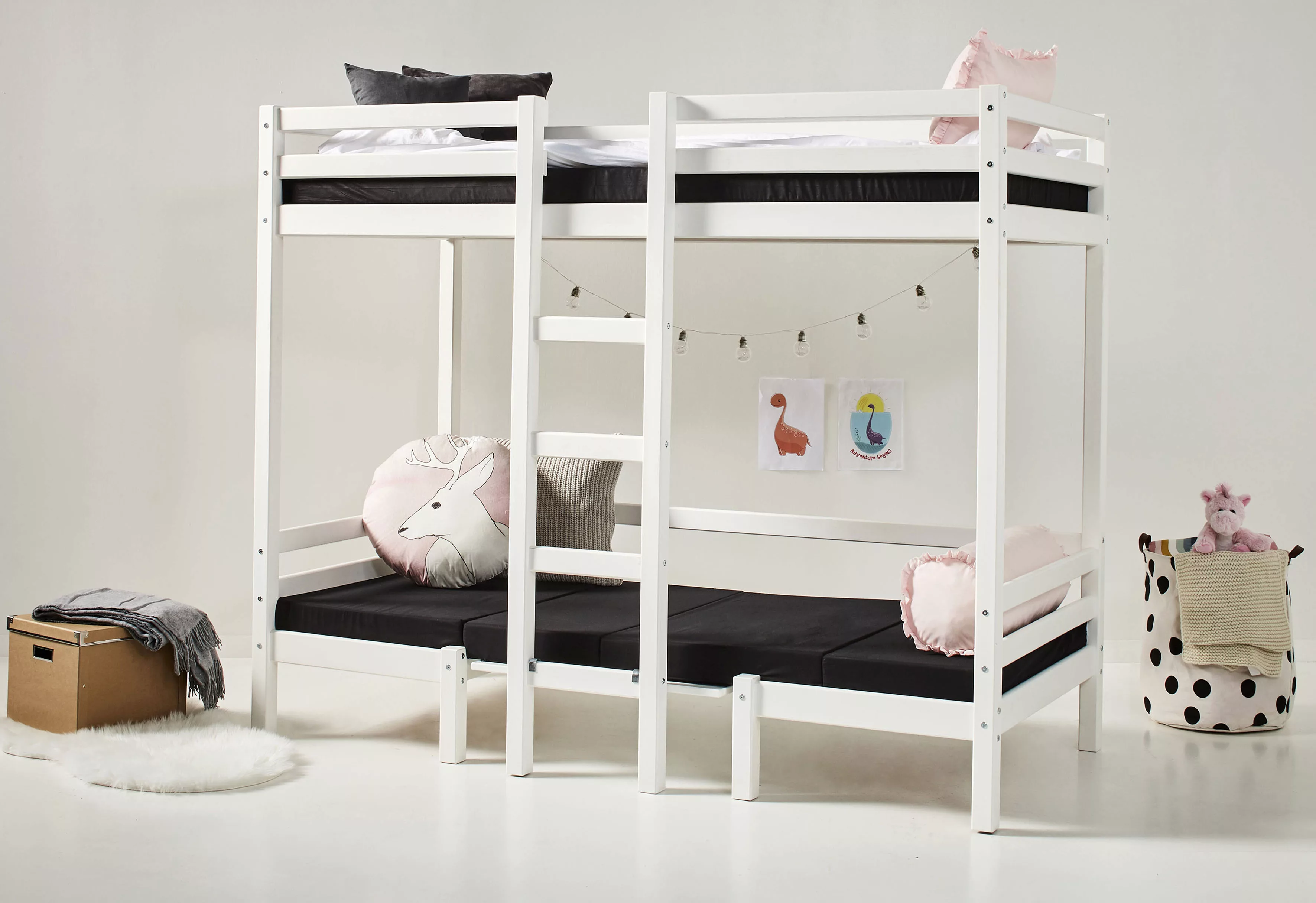 Hoppekids Hochbett "ECO Dream JUMBO B/T/H 101/208/170 cm, umbaubar zum Etag günstig online kaufen