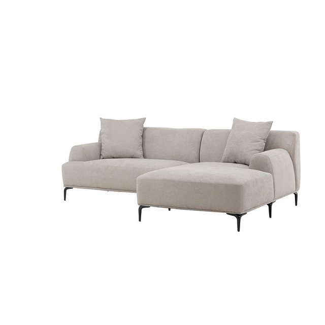 ebuy24 Sofa Viskan Sofa Chaiselongue Sofa rechtsgerichtet hell günstig online kaufen