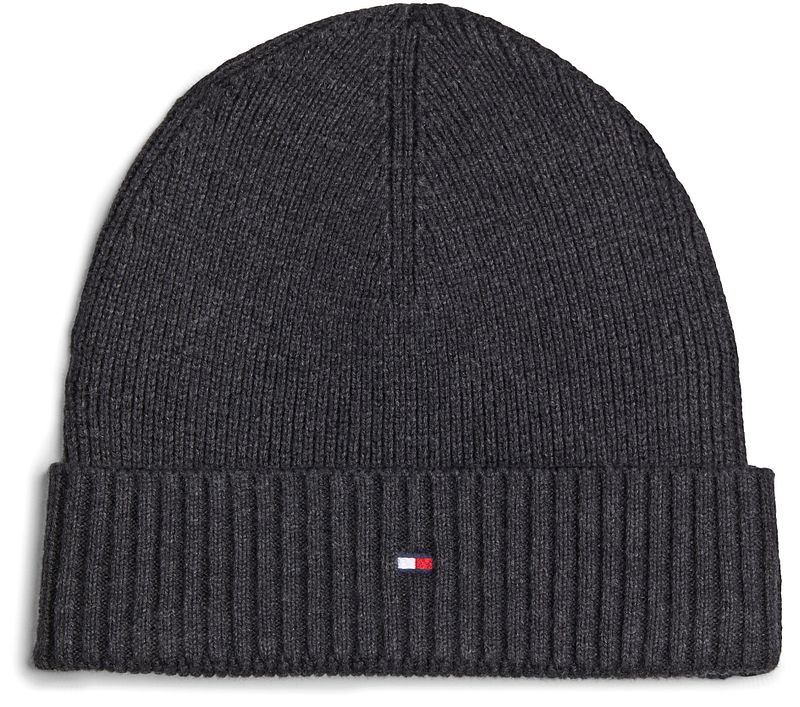 Tommy Hilfiger Knitted Mütze Grau - günstig online kaufen