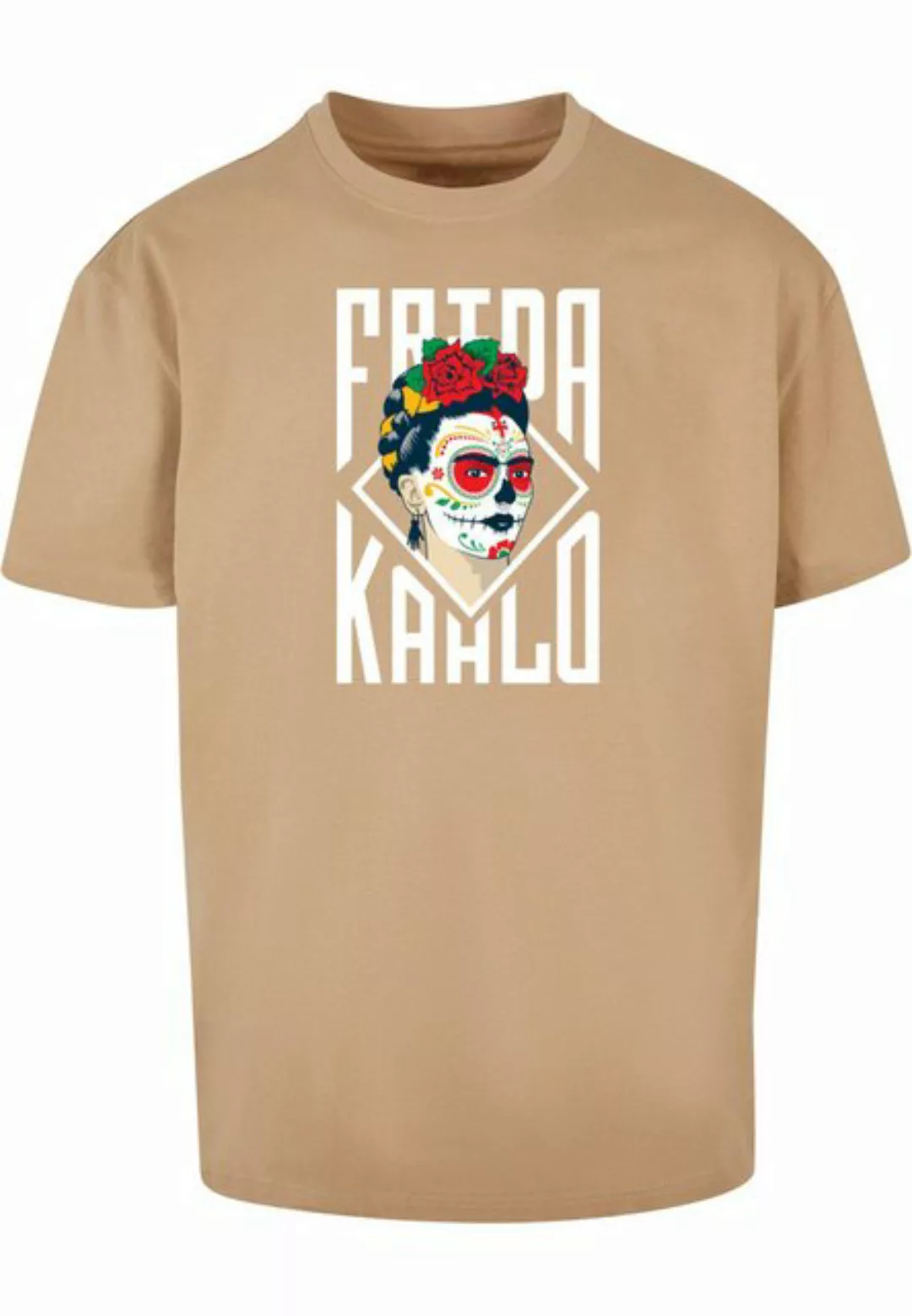 Merchcode T-Shirt Merchcode Herren Frida Kahlo - Lettering Heavy Oversize T günstig online kaufen