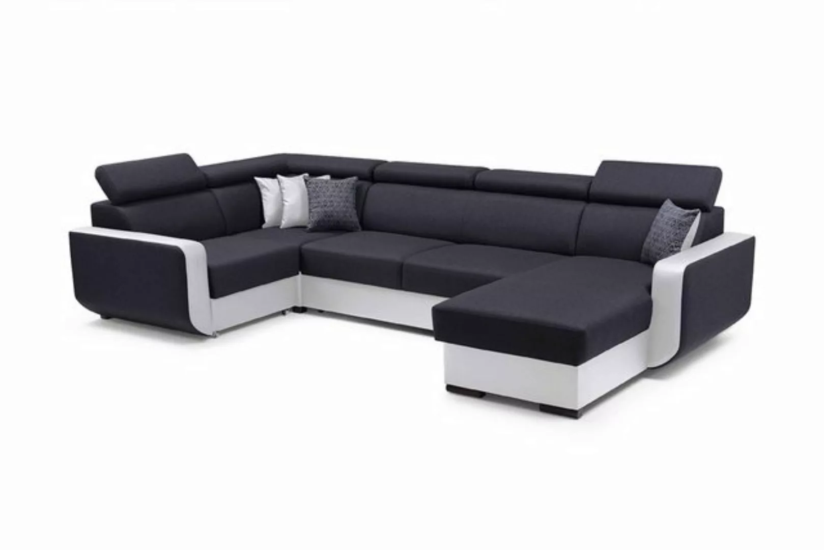 Furnix Wohnlandschaft Polstersofa in U-Form IMPERISIO-U mit Schlaffunktion günstig online kaufen