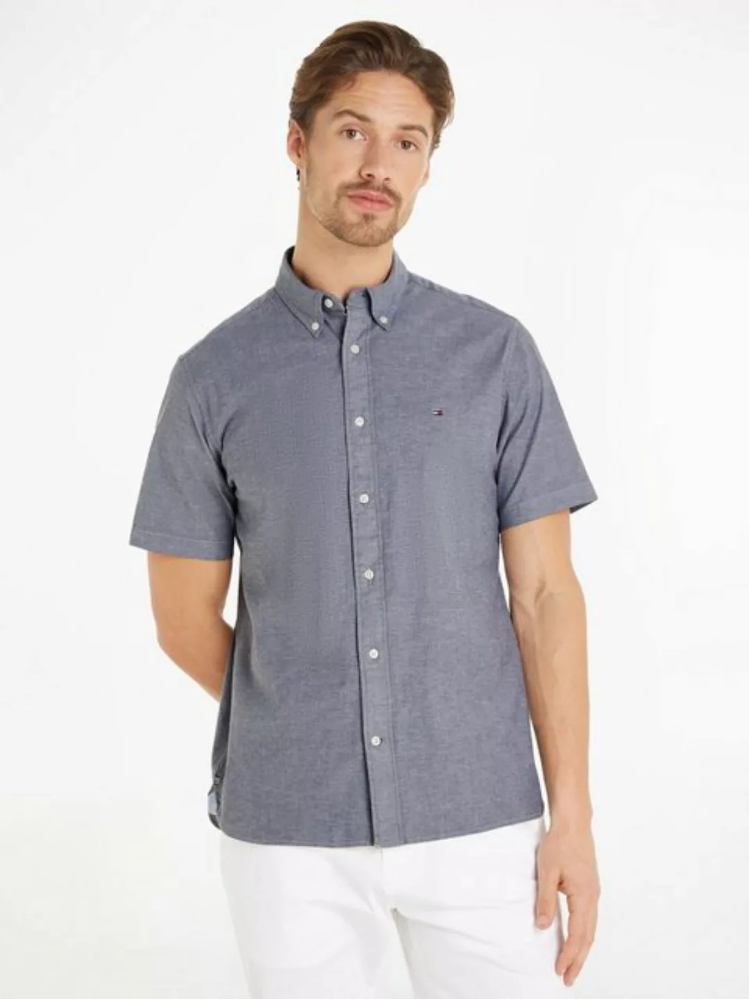 Tommy Hilfiger Kurzarmhemd 1985 FLEX OXFORD RF SHIRT günstig online kaufen