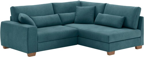 Mr. Couch Ecksofa »Helena L-Form, bis 140 kg belastbar«, mit Taschenfederke günstig online kaufen