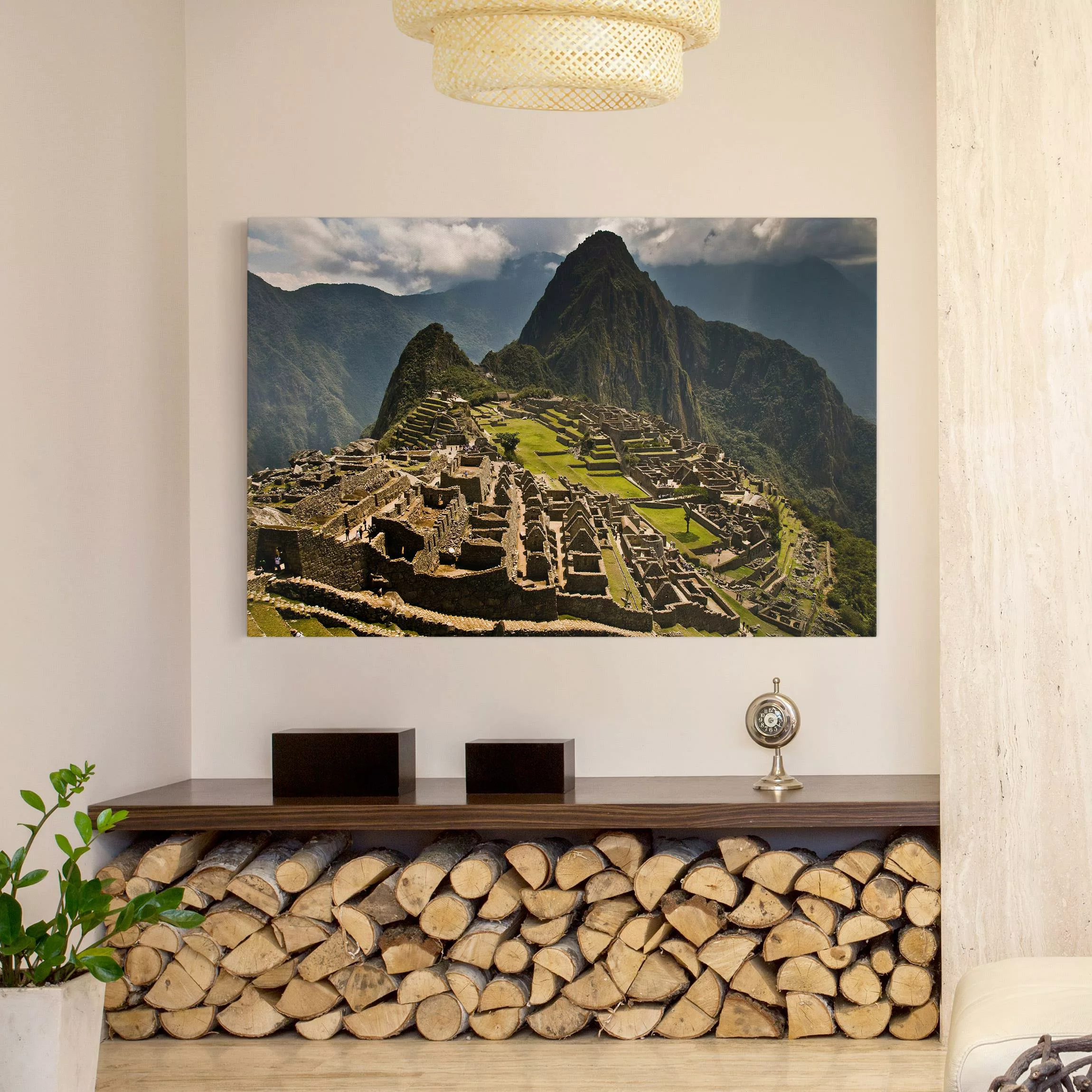 Leinwandbild Berg - Querformat Machu Picchu günstig online kaufen