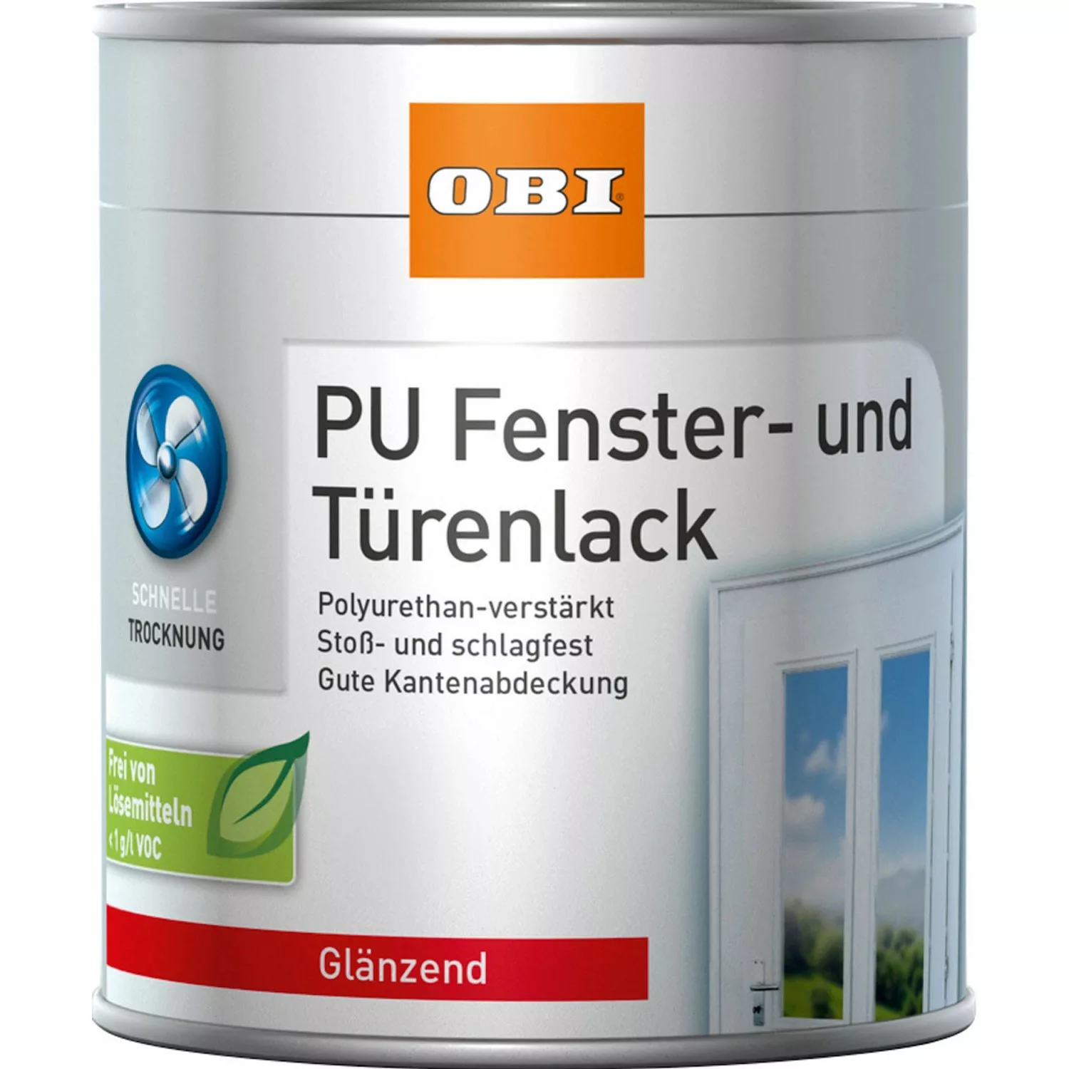 OBI Fenster- und Türenlack Weiß glänzend 375 ml günstig online kaufen