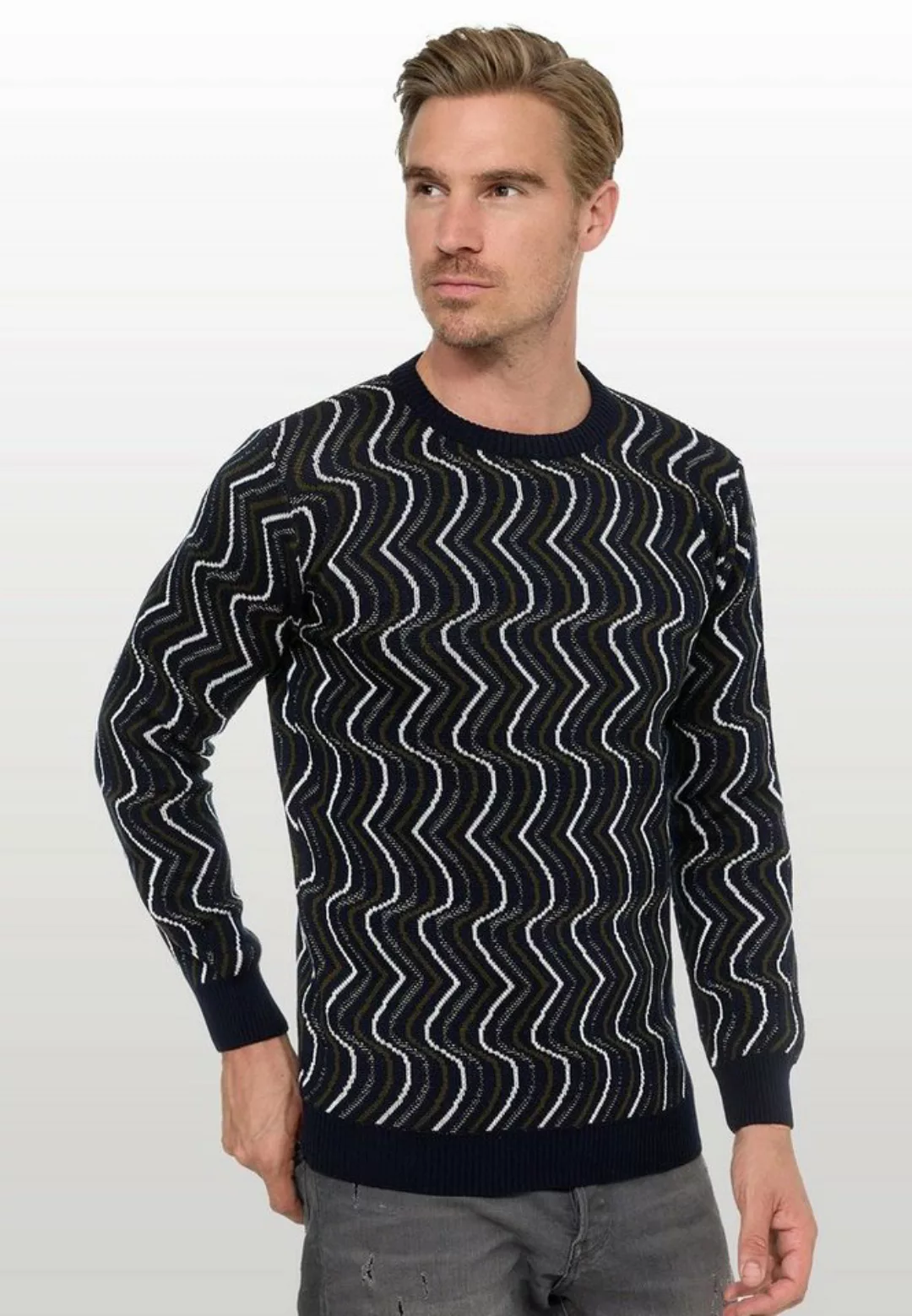 Rusty Neal Strickpullover, in tollem Design günstig online kaufen