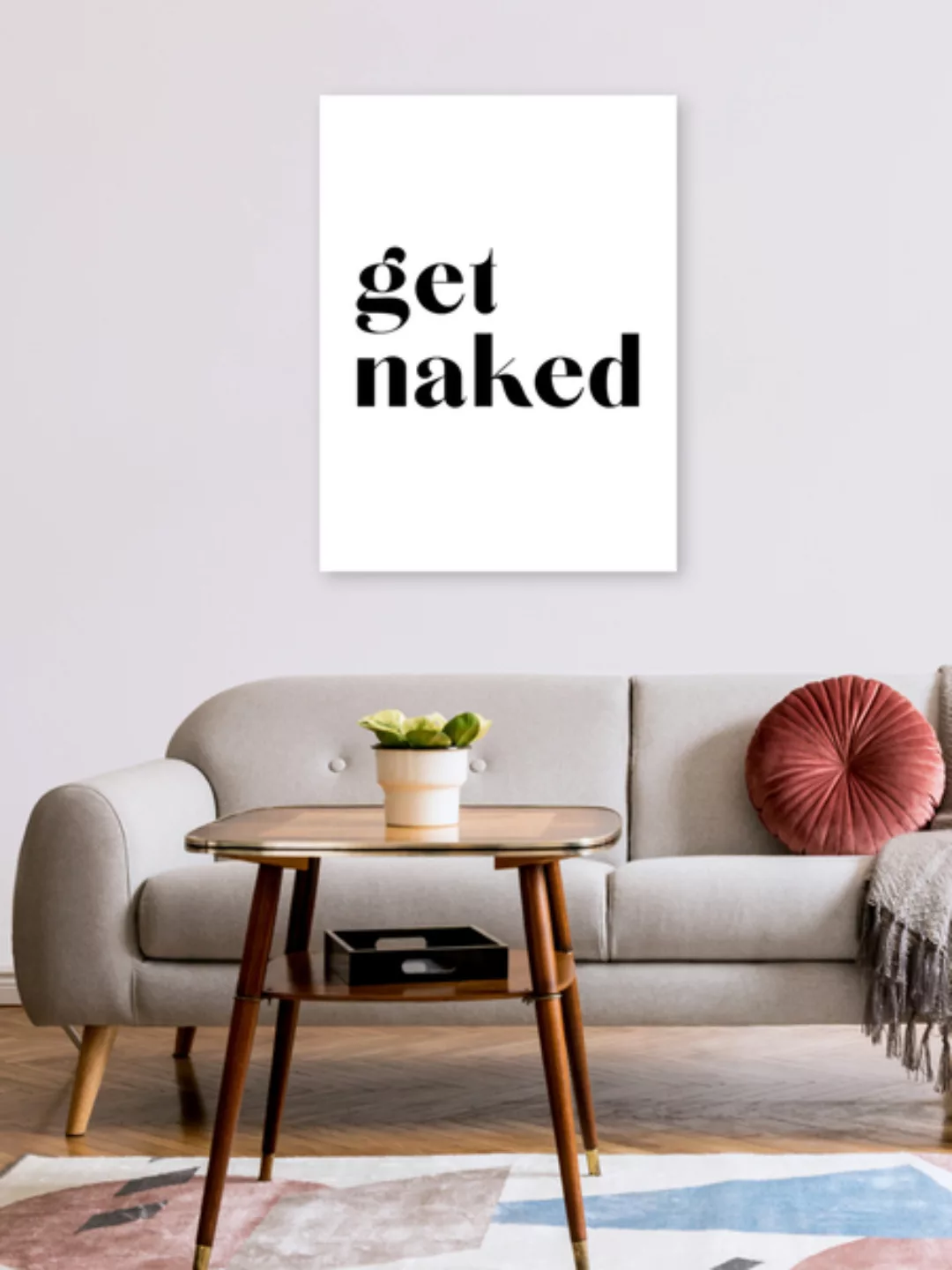 Poster / Leinwandbild - Get Naked No6 günstig online kaufen