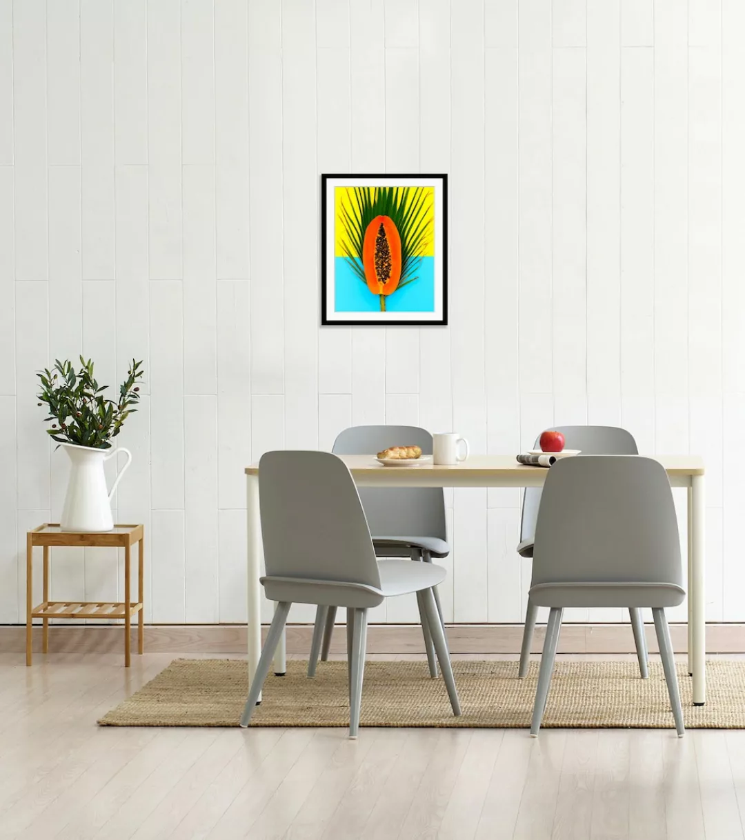 queence Bild »Papaya«, Obst-Obst Bilder-Blätter-Essen-Lebensmittel, HD Prem günstig online kaufen