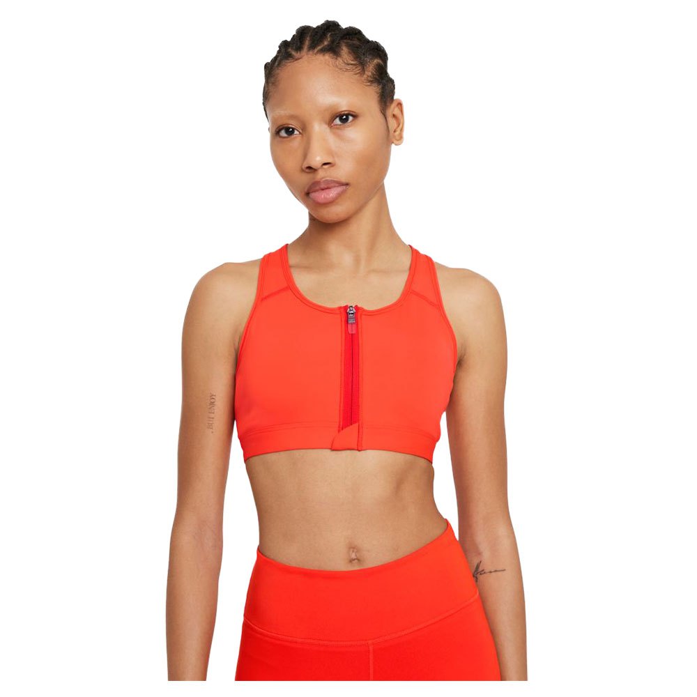 Nike Dri Fit Swoosh Bh XL Chile Red / White günstig online kaufen
