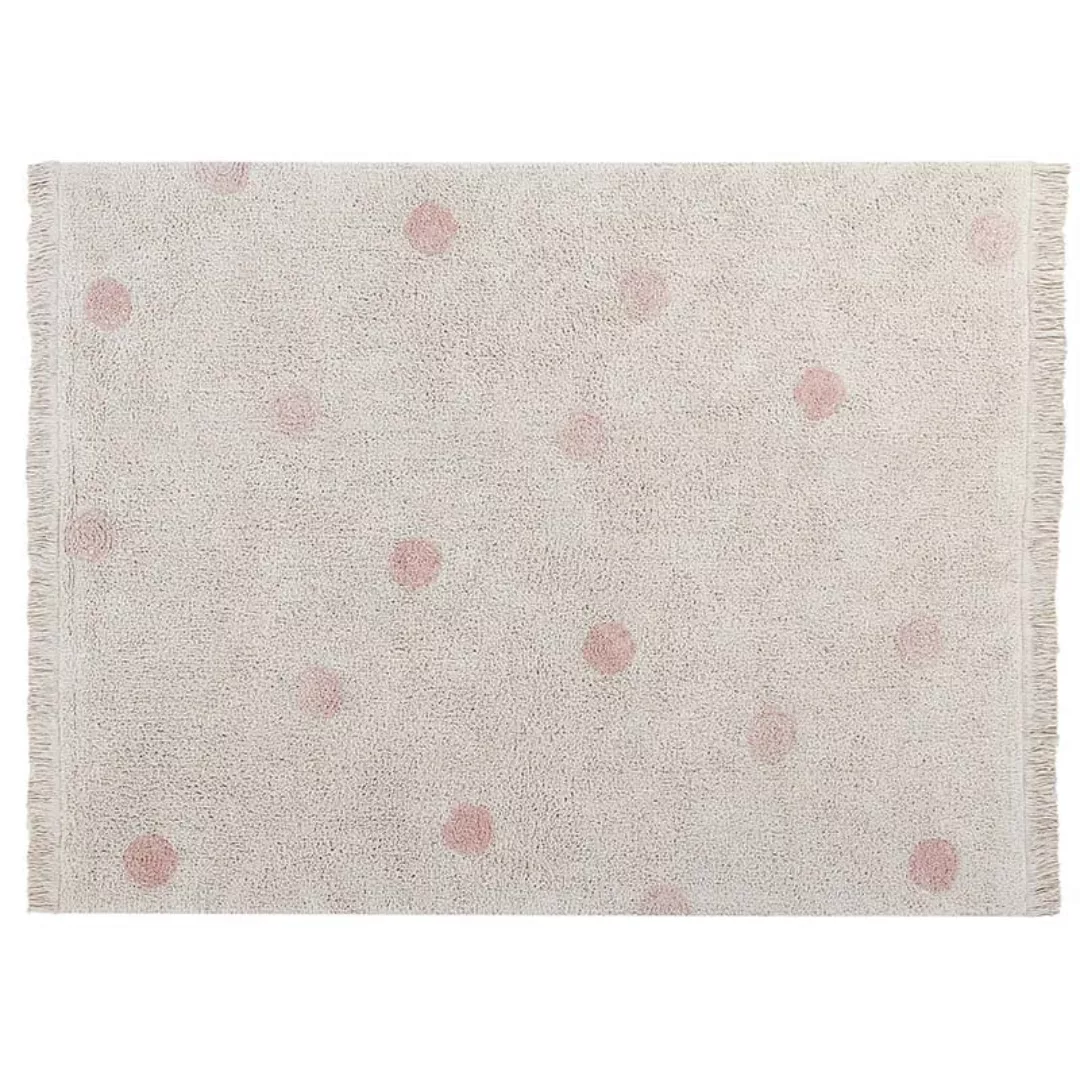 Lorena Canals Waschbarer Teppich Hippy Dots Vintage Nude günstig online kaufen