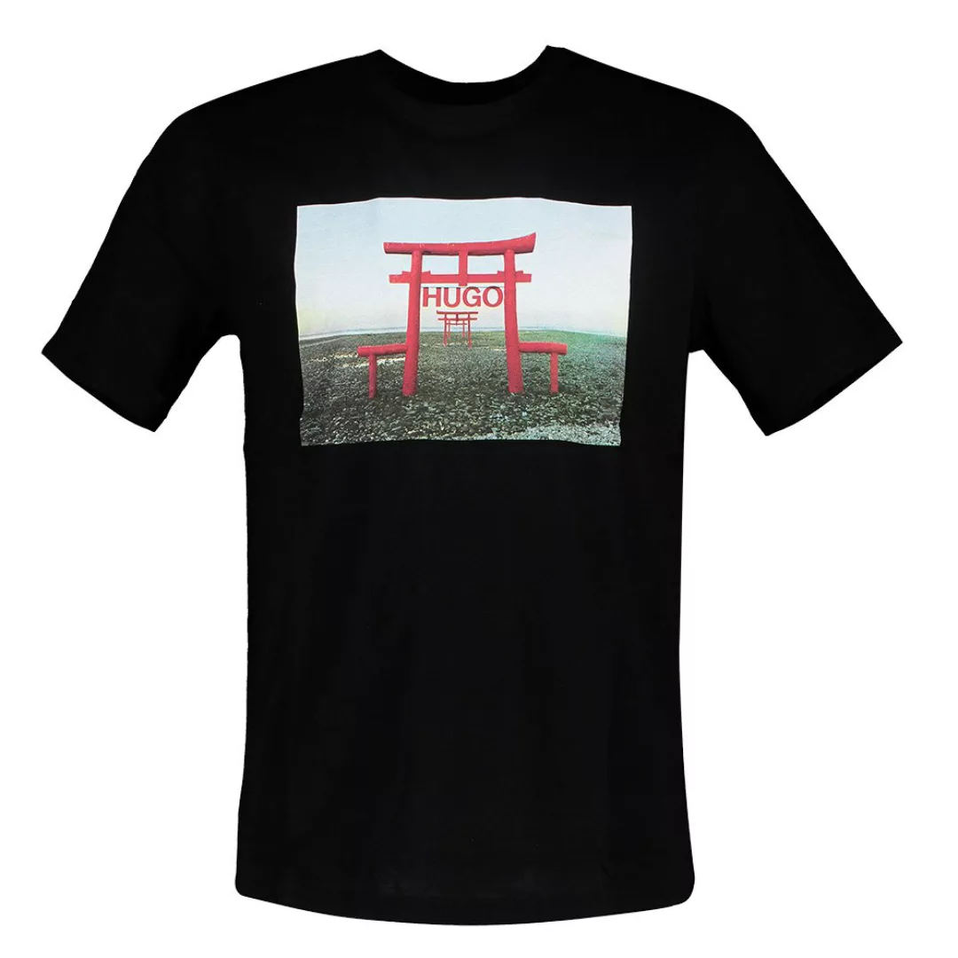 Hugo Dichiban Kurzärmeliges T-shirt M Black günstig online kaufen