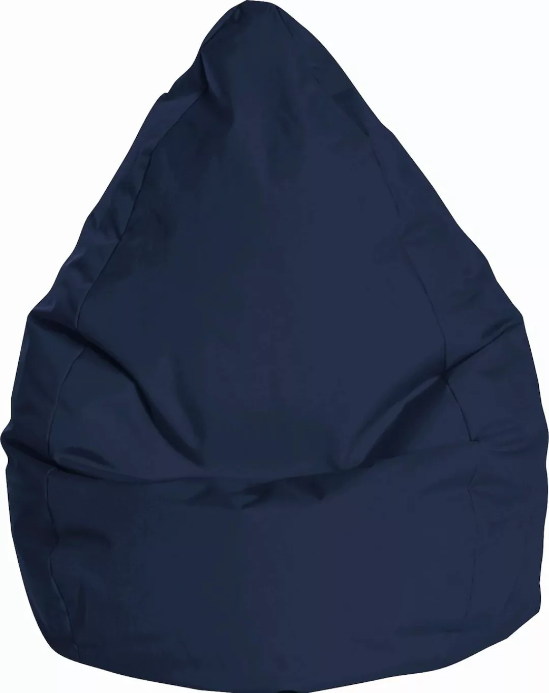 home24 SITTING POINT Sitzsack Bean Bag Brava Jeansblau Flachgewebe 70x110x7 günstig online kaufen