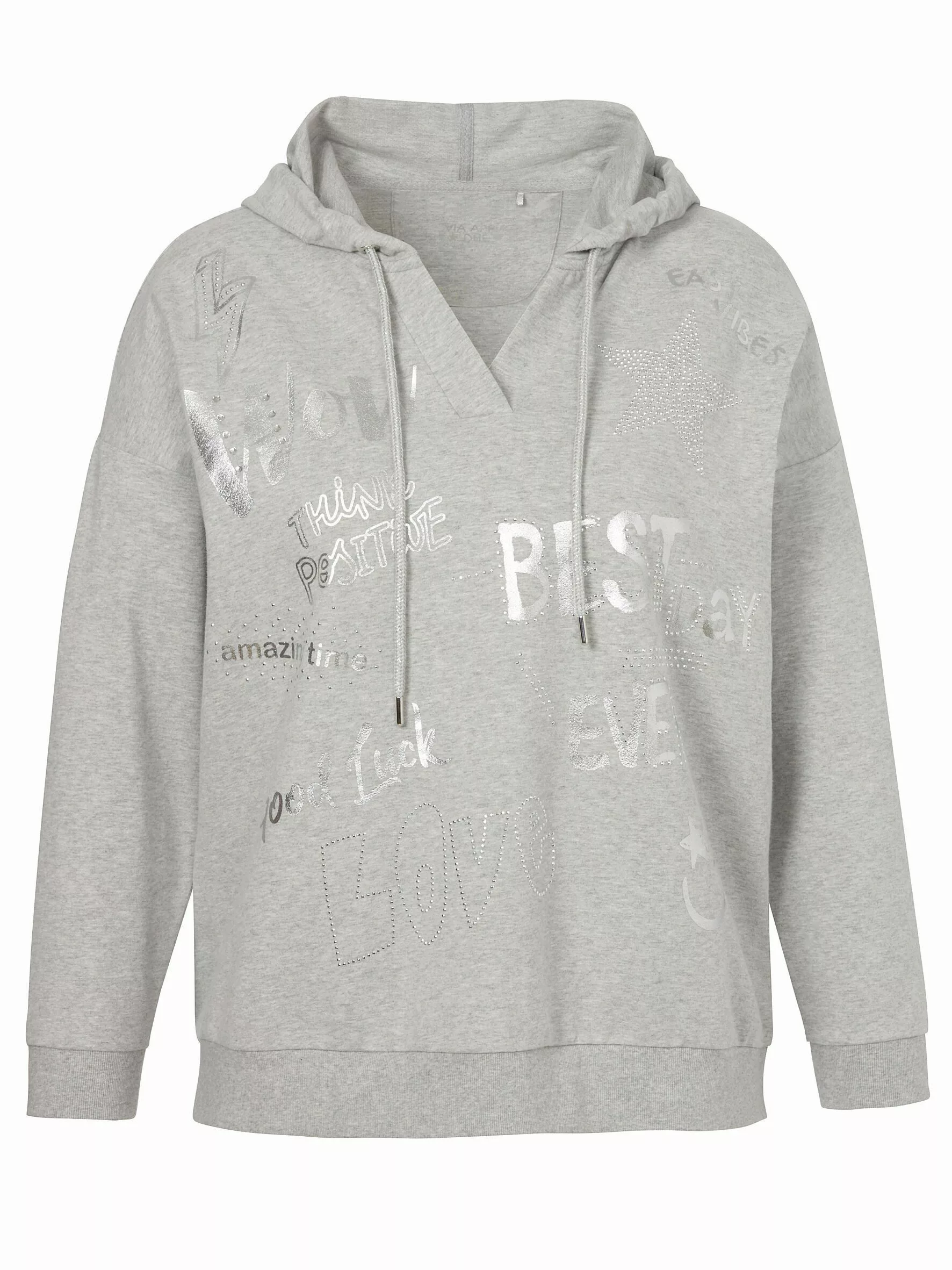 VIA APPIA DUE Kapuzenpullover mit verzierter günstig online kaufen
