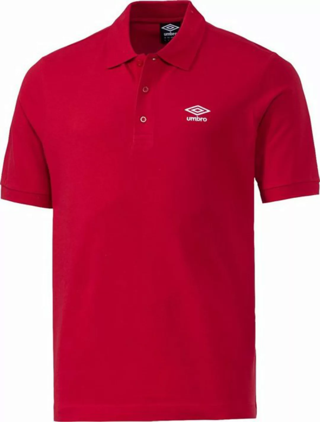 Umbro Poloshirt körniges Piqué-Gewebe aus Baumwolle günstig online kaufen