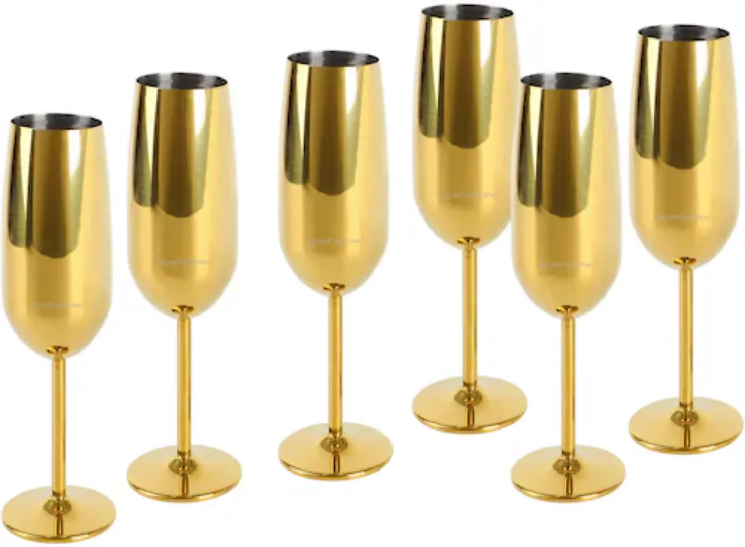 ECHTWERK Champagnerglas, (Set, 6 tlg.), Sektglas, Sektkelch, Champagnerkelc günstig online kaufen
