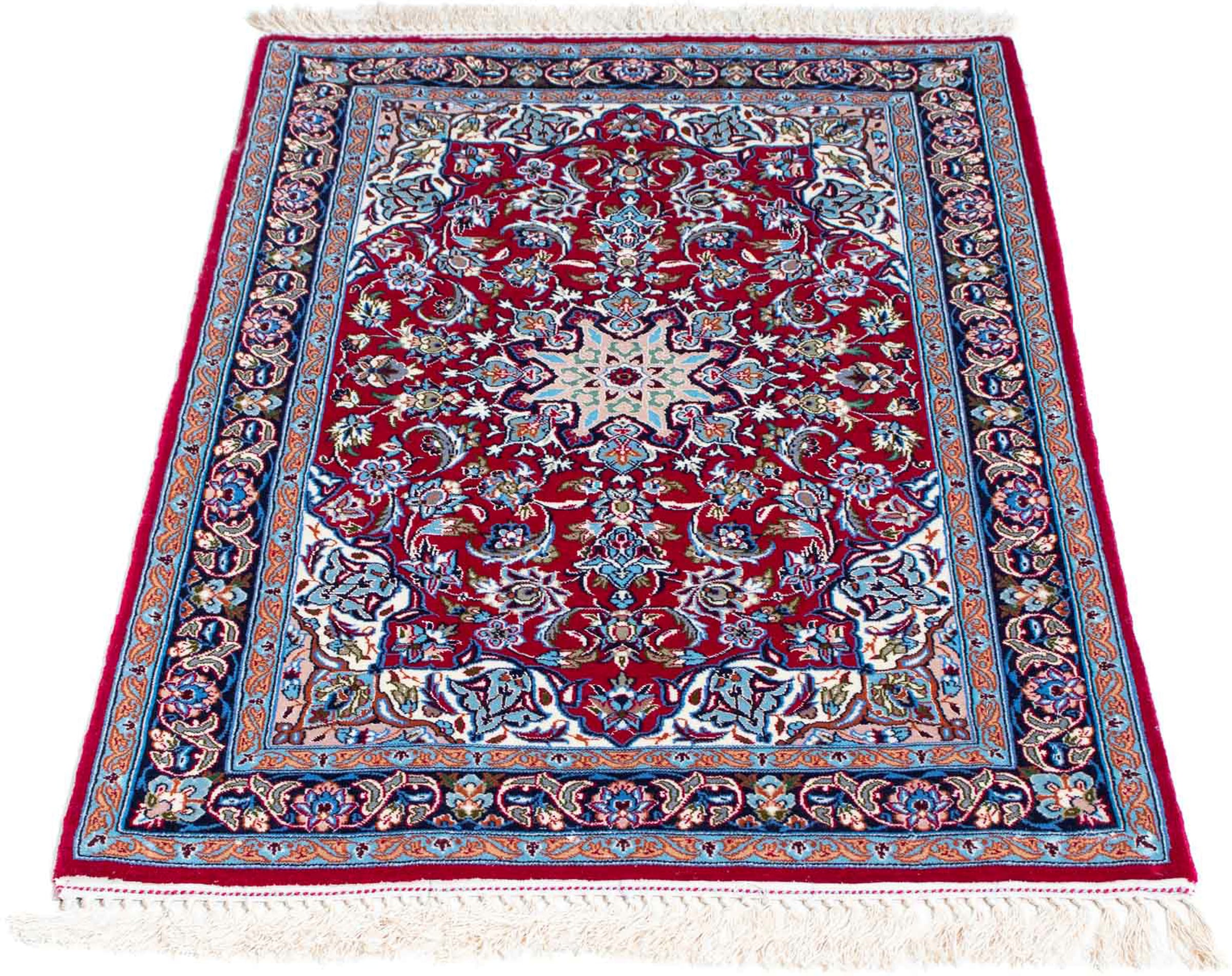 morgenland Orientteppich »Perser - Isfahan - Premium - 107 x 69 cm - rot«, günstig online kaufen