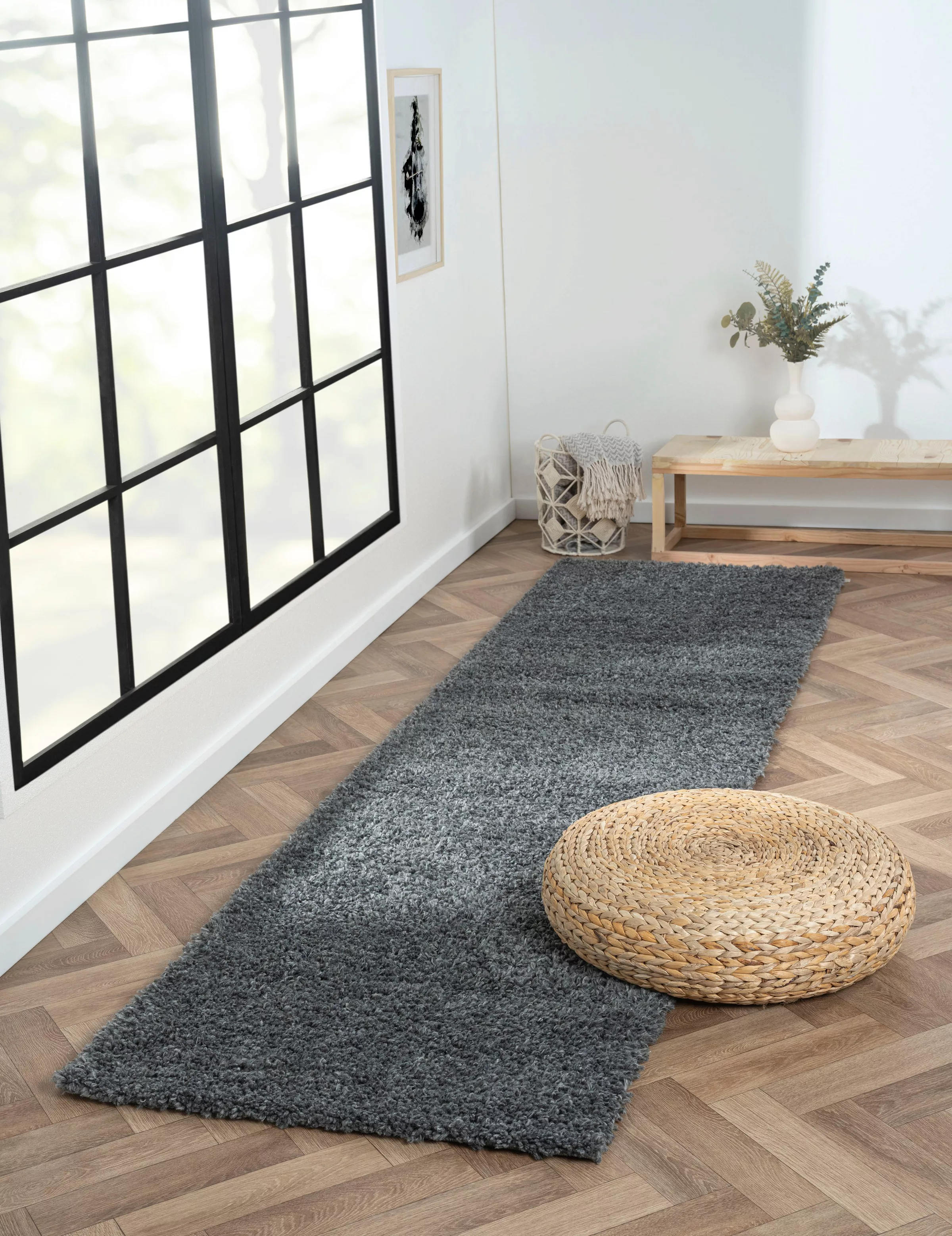 Myflair Möbel & Accessoires Hochflor-Läufer »My Shaggy«, rechteckig, 37 mm günstig online kaufen