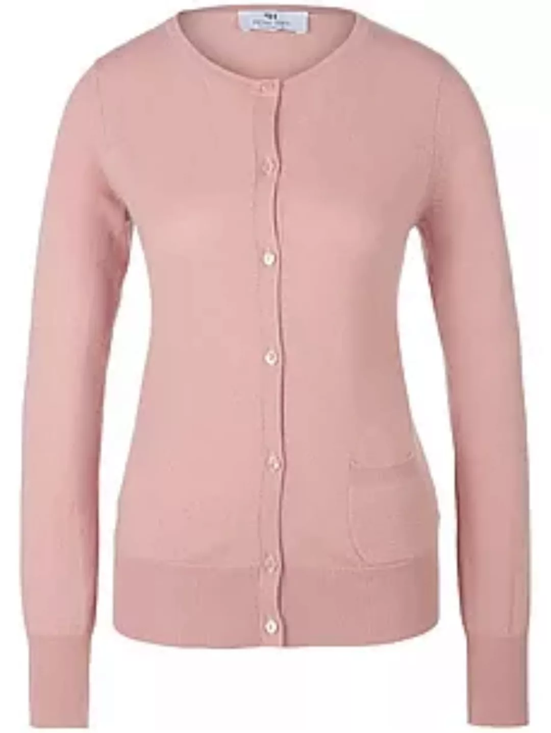 Strickjacke aus 100% Premium-Kaschmir Peter Hahn Cashmere rosé günstig online kaufen