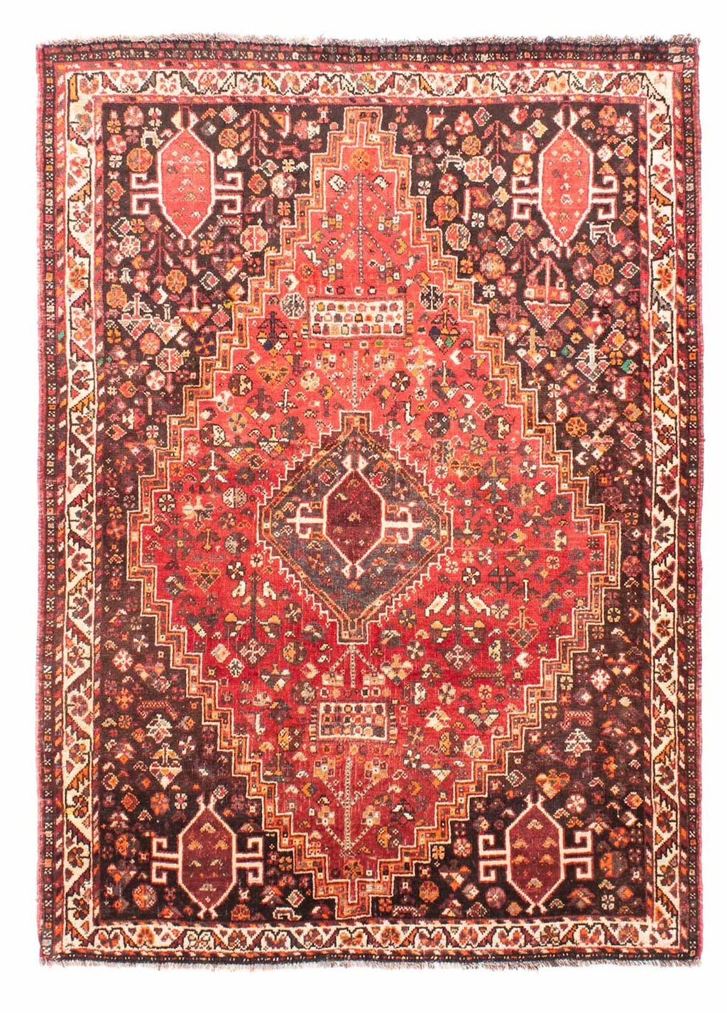 morgenland Orientteppich »Perser - Nomadic - 176 x 123 cm - dunkelrot«, rec günstig online kaufen